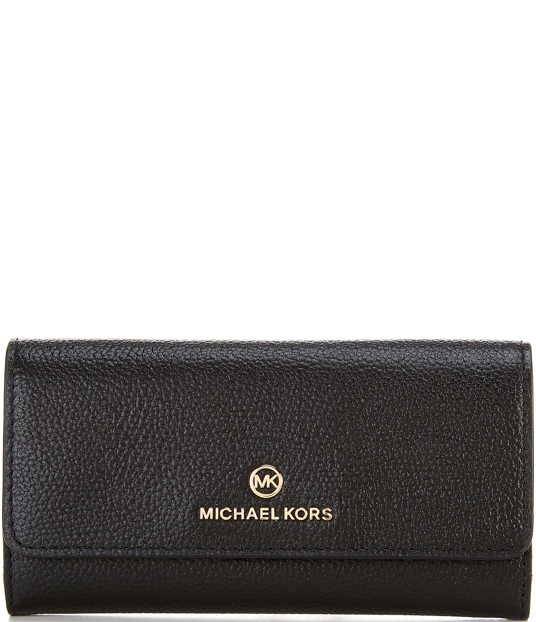 Michael Kors Michael Jet Set Charm Large Flap Phone Wristlet - Black