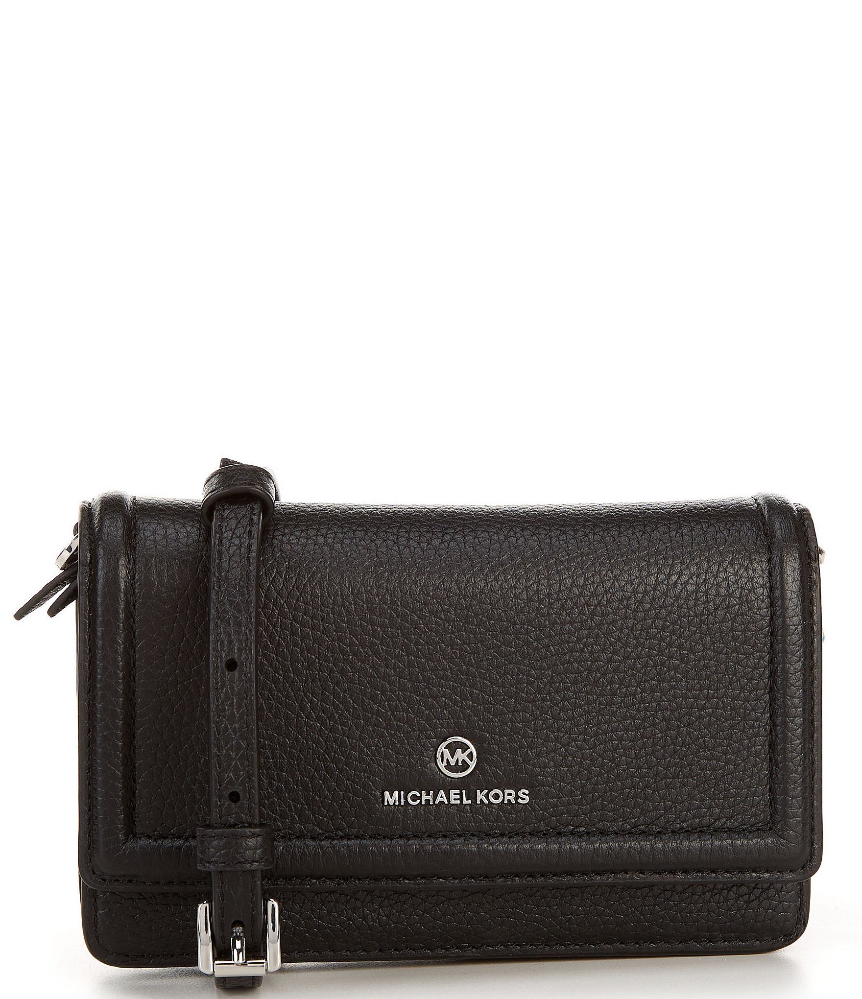 Jet Set Medium Embossed Pebbled Leather Crossbody Bag