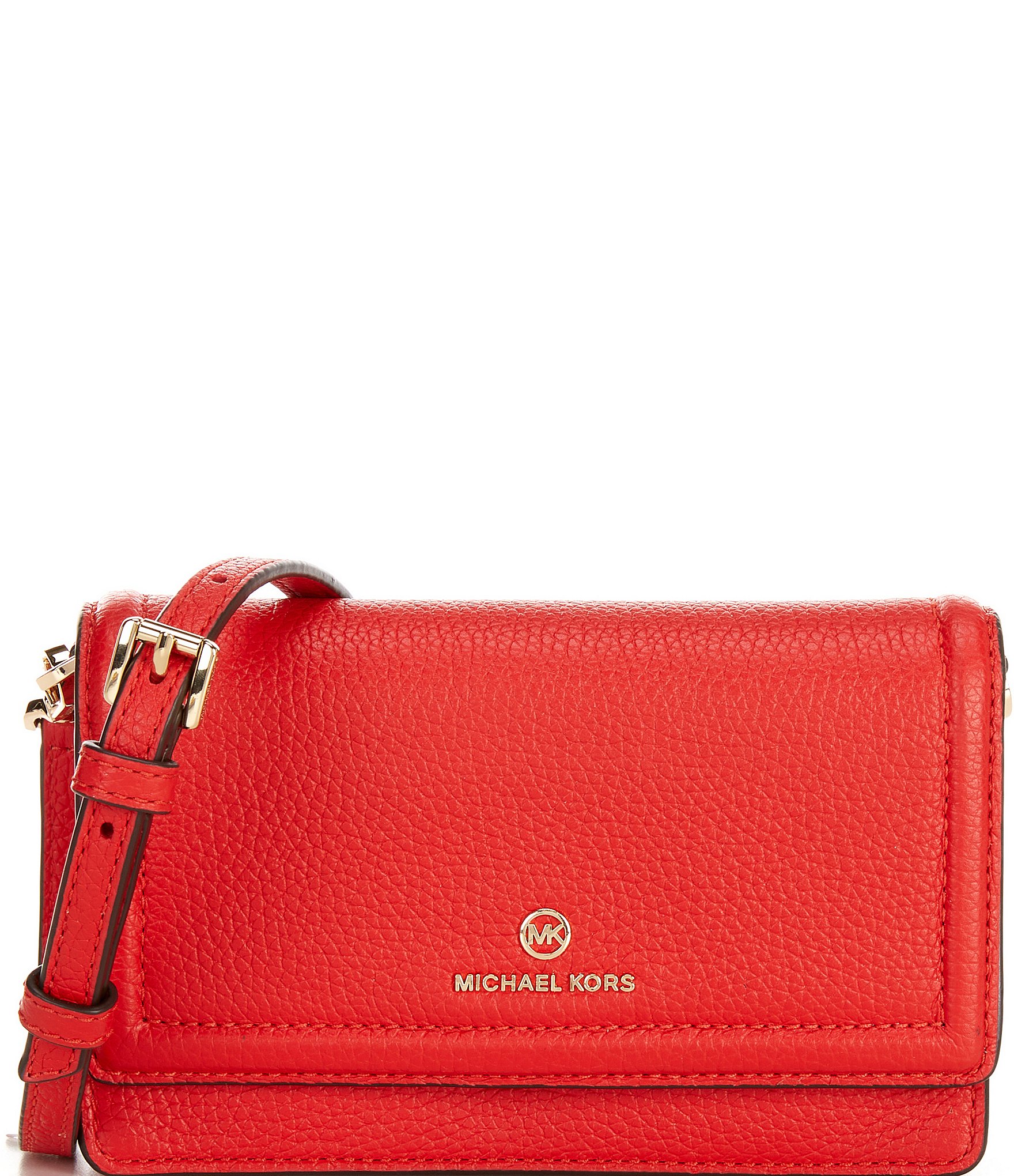 Red crossbody bag with tassel brand MICHAEL KORS — Globalbrandsstore.com/en