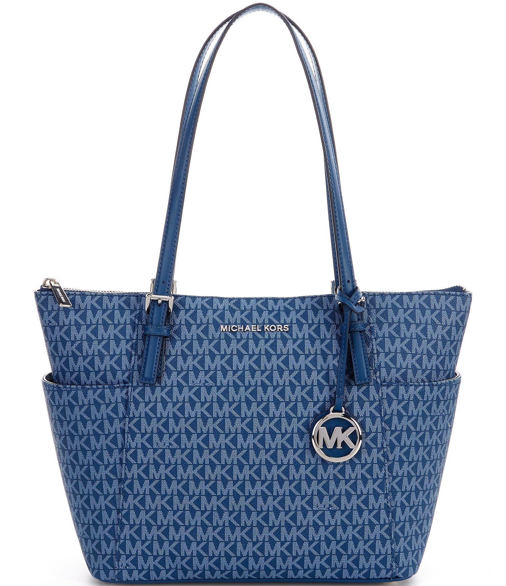 Michael Kors Sinclair Large EastWest Grab Tote ChambrayNavy One Size   Clothing Shoes  Jewelry  Amazoncom