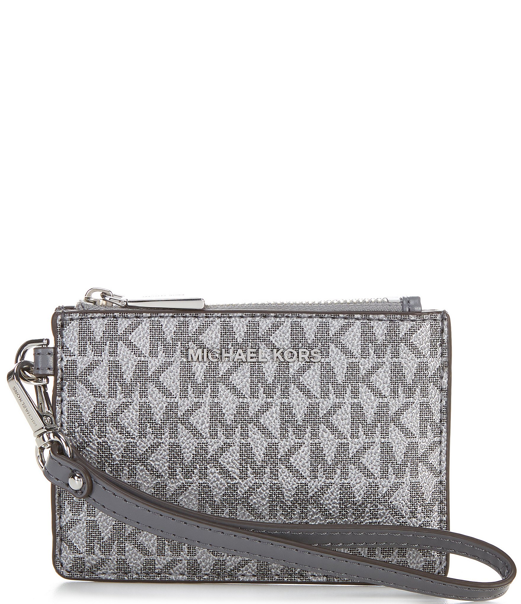 Michael Kors Jet Set Travel Small Leather Top Zip Coin Pouch Jewel
