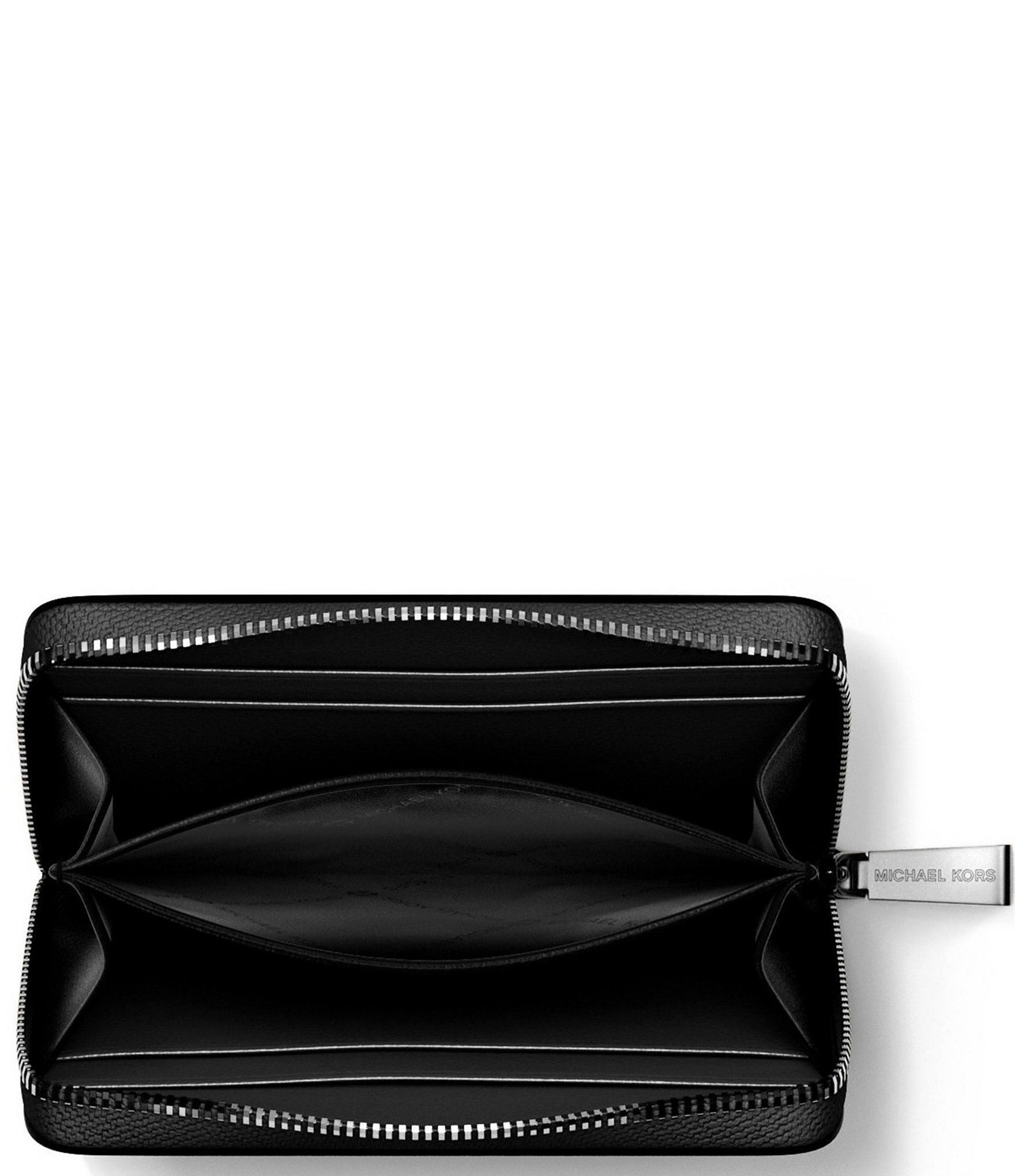 Michael Kors Jet Set Small Logo Metallic Dot Zip Around Card Case