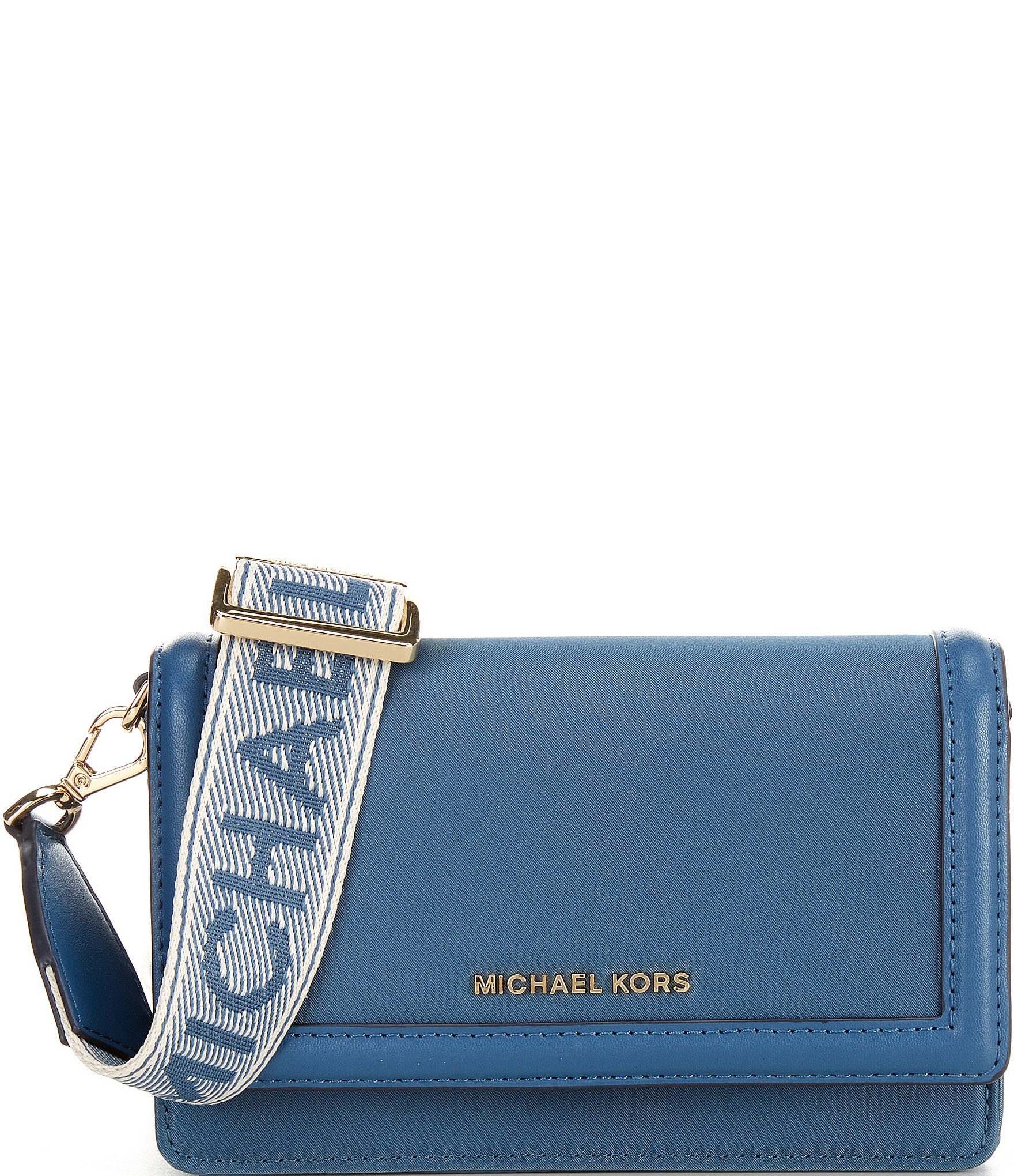 Michael Kors blue and white outlet bag