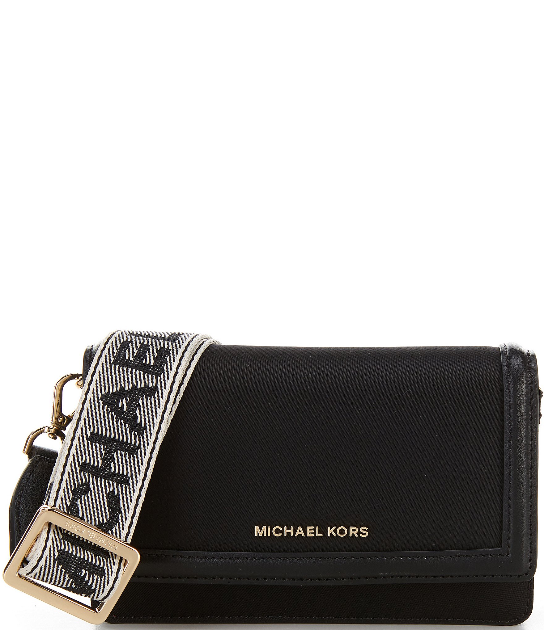 Michael Kors Silver Jet Set Travel Large Metallic Leather Crossbody, Best  Price and Reviews