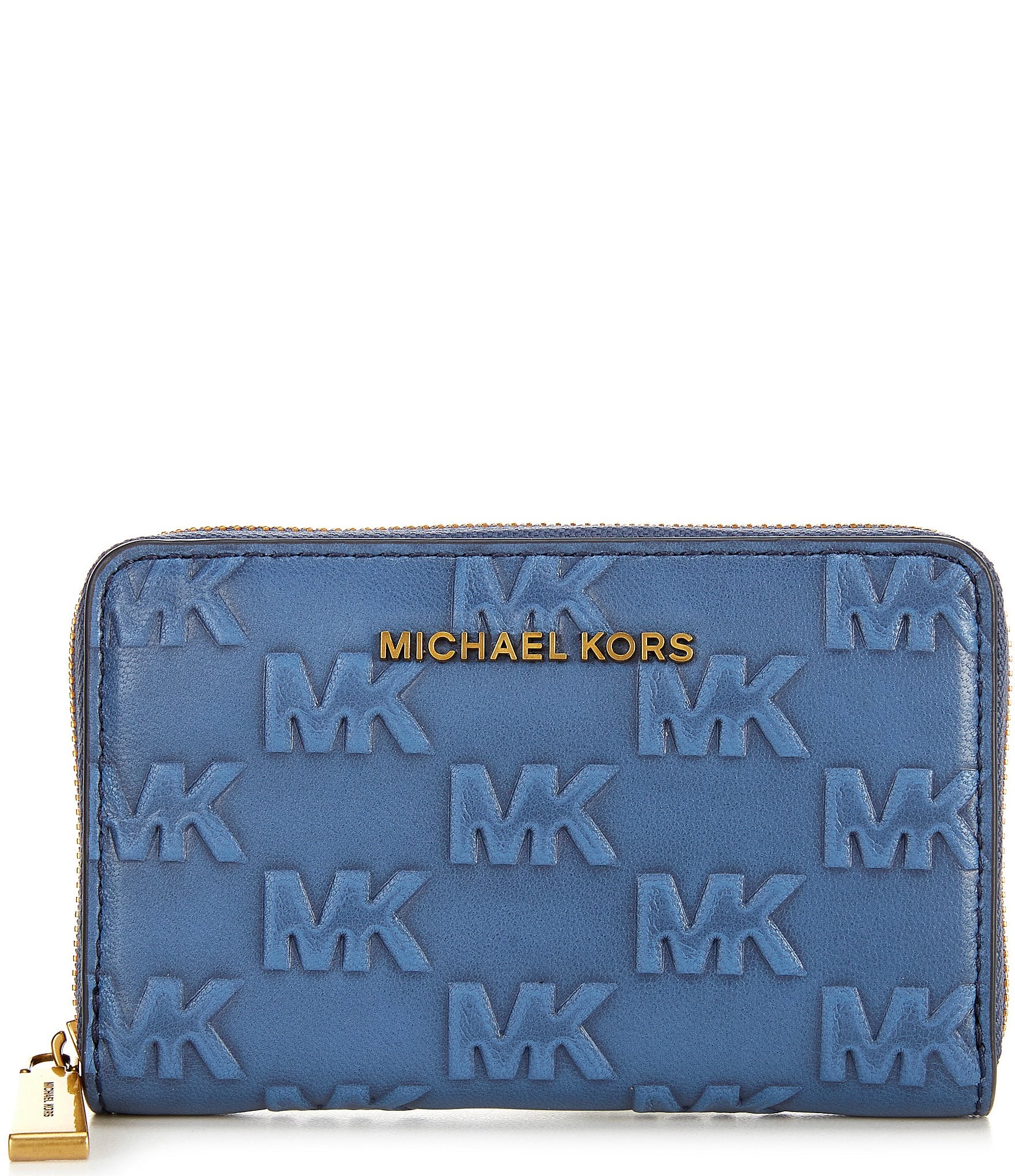 Leather Wallets Michael Kors Light Blue Wallet Billfold Wallet