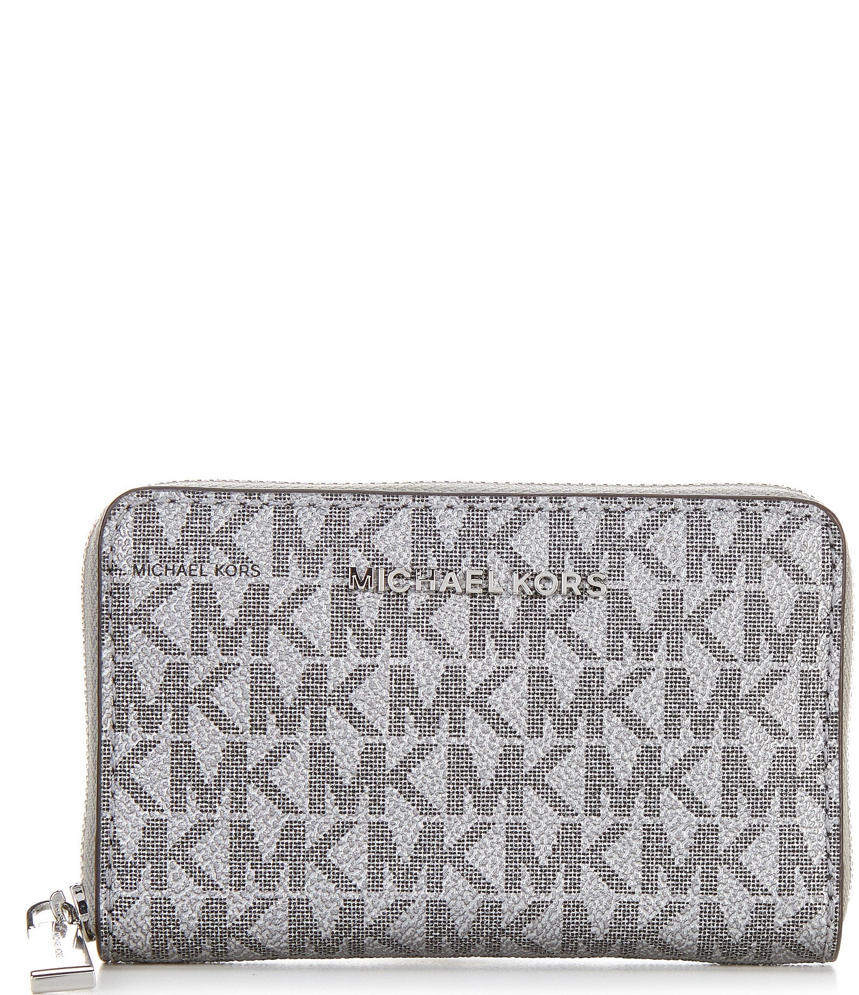 Michael Kors Jet Set Small Zip Around Card Case Heritage Blue Multi One  Size : Clothing, Shoes & Jewelry 