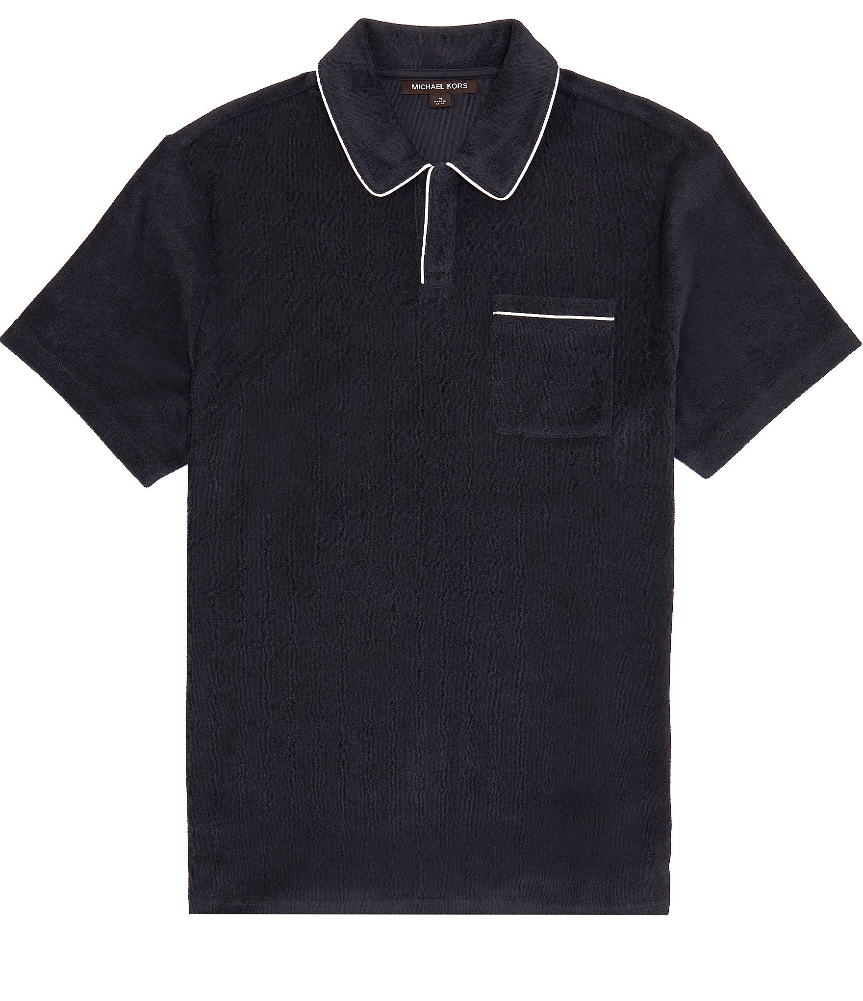 Michael Kors Johnny Collar Short Sleeve Polo Shirt | Dillard's