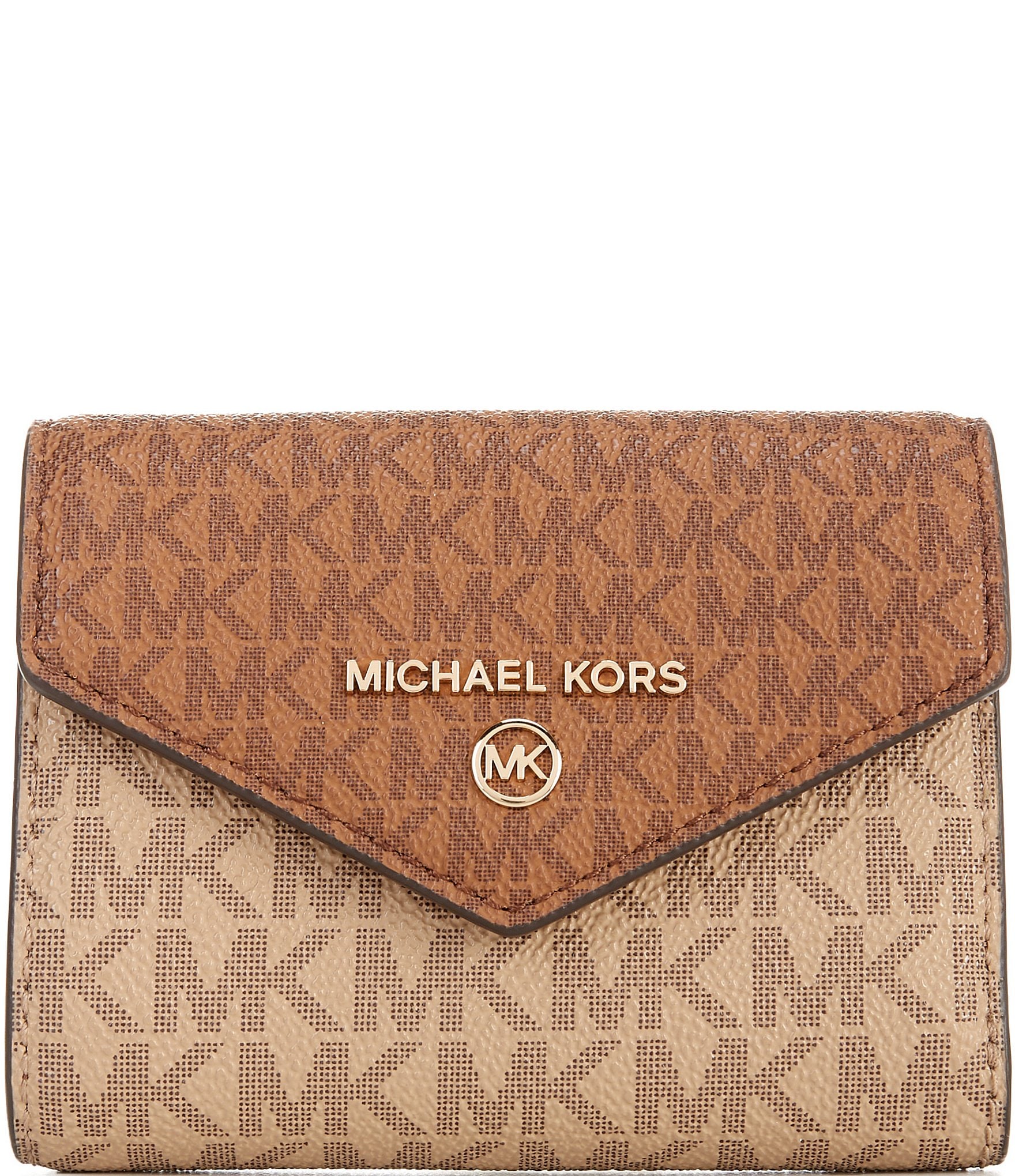 Michael Kors Logo Jet Set Charm Medium Envelope Trifold Wallet Dillard s