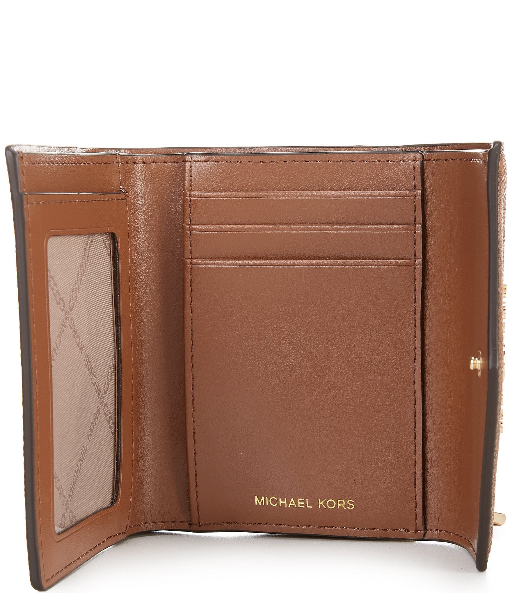 Michael Kors Logo Jet Set Charm Medium Envelope Trifold Wallet