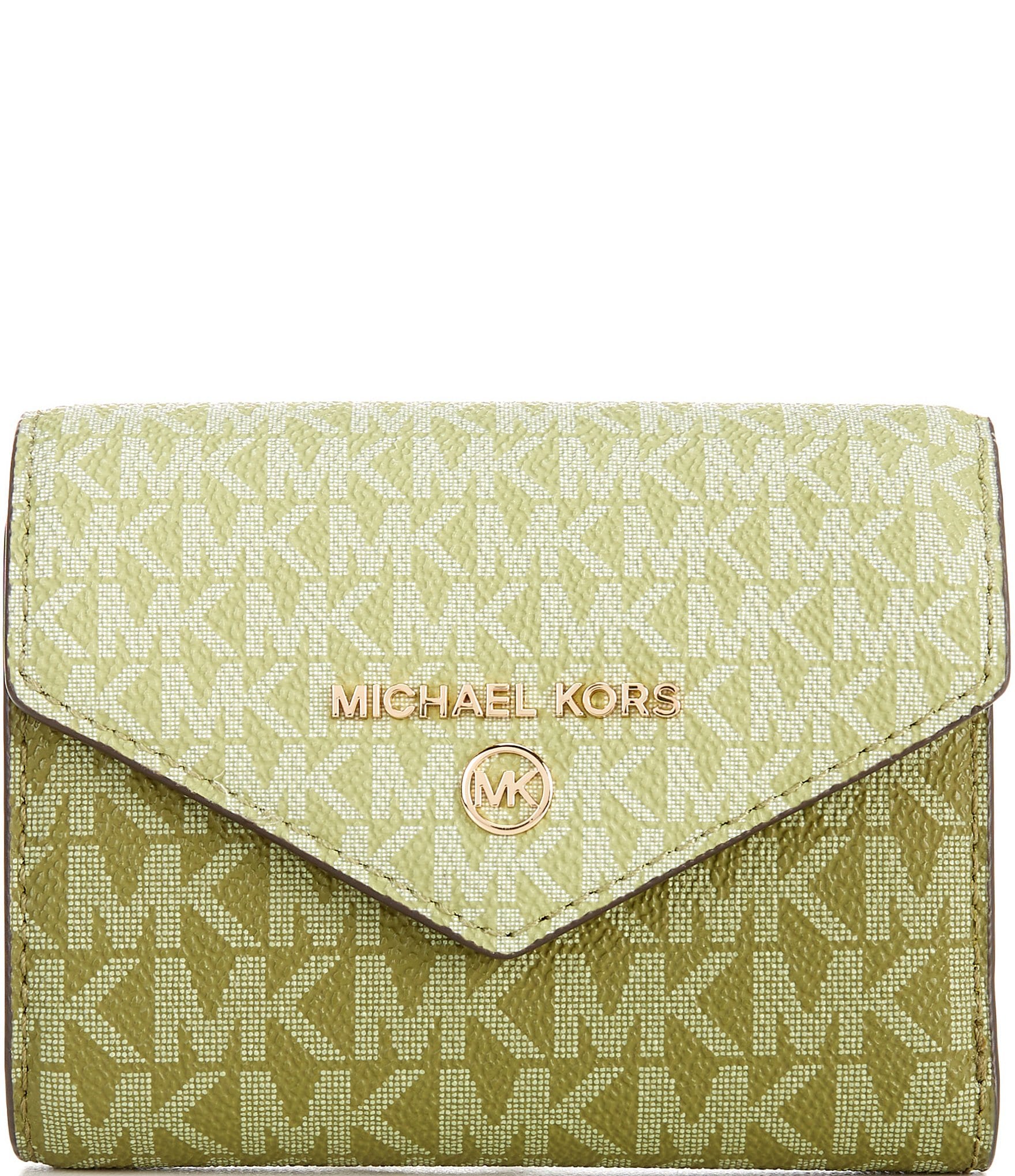 Michael Kors Logo Jet Set Charm Medium Envelope Trifold Wallet