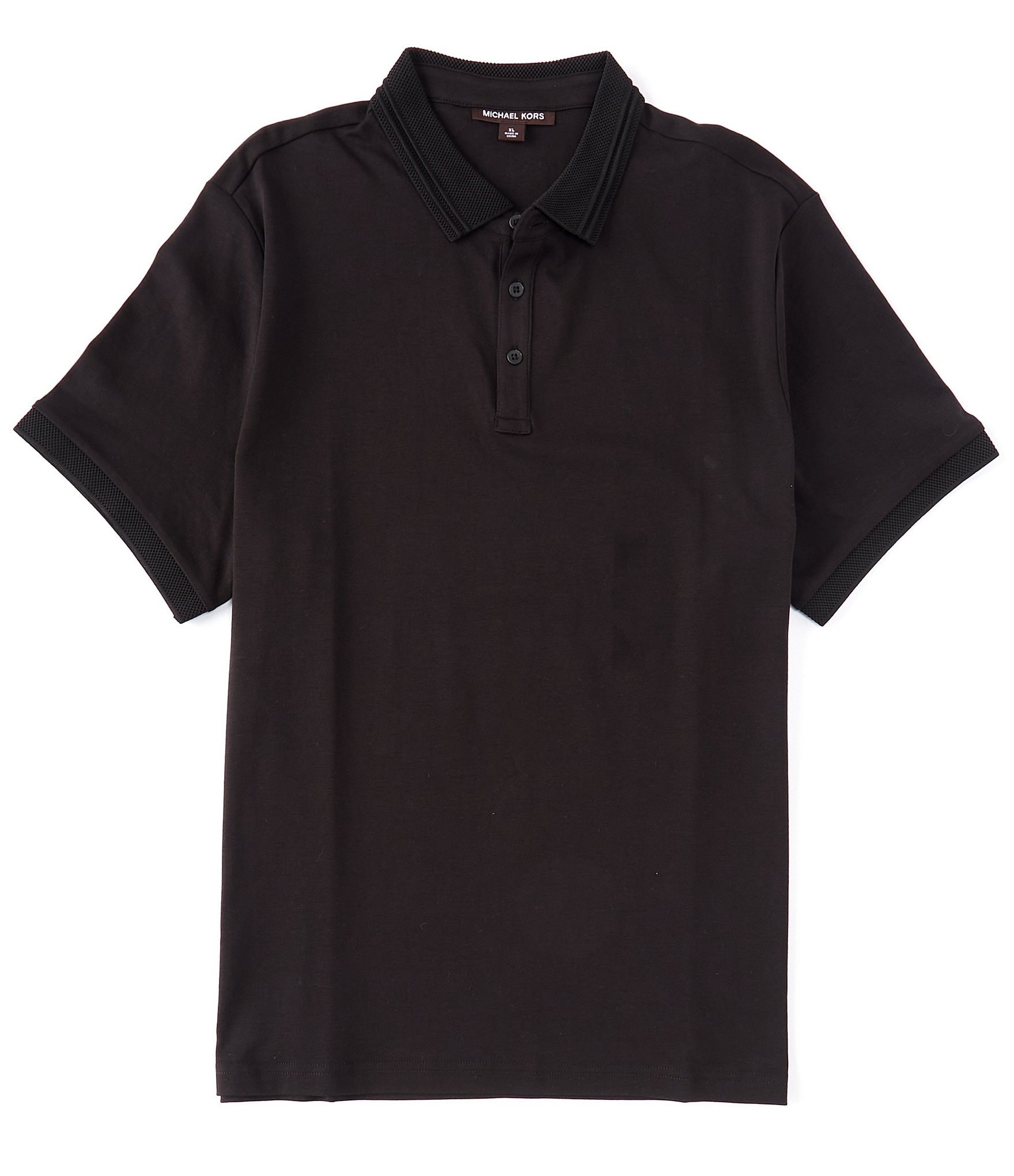 Michael Kors Logo Patch Short-Sleeve Polo Shirt | Dillard's