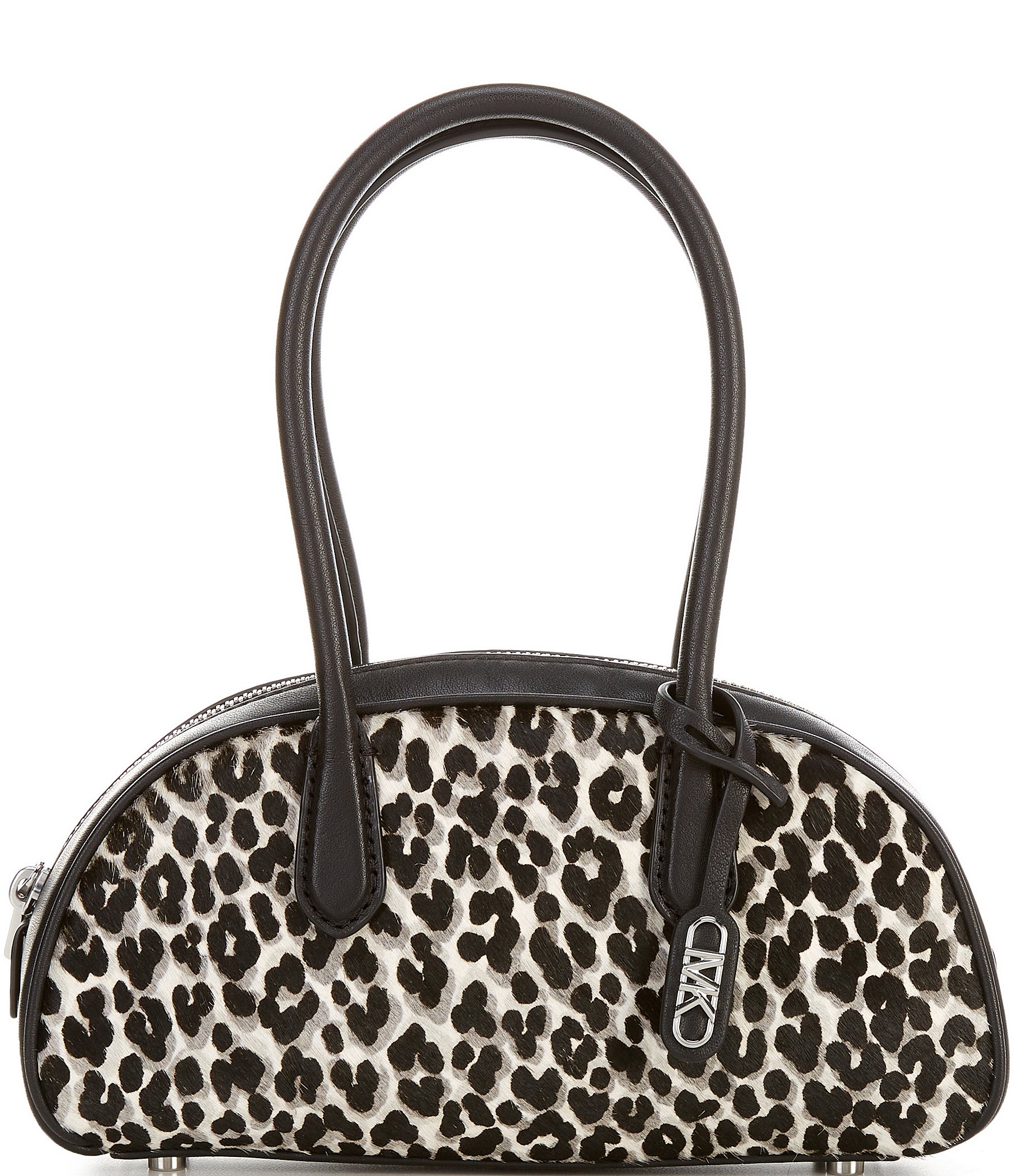 Michael Kors Lulu Small Leopard Print Calf Hair Satchel Bag Dillard s