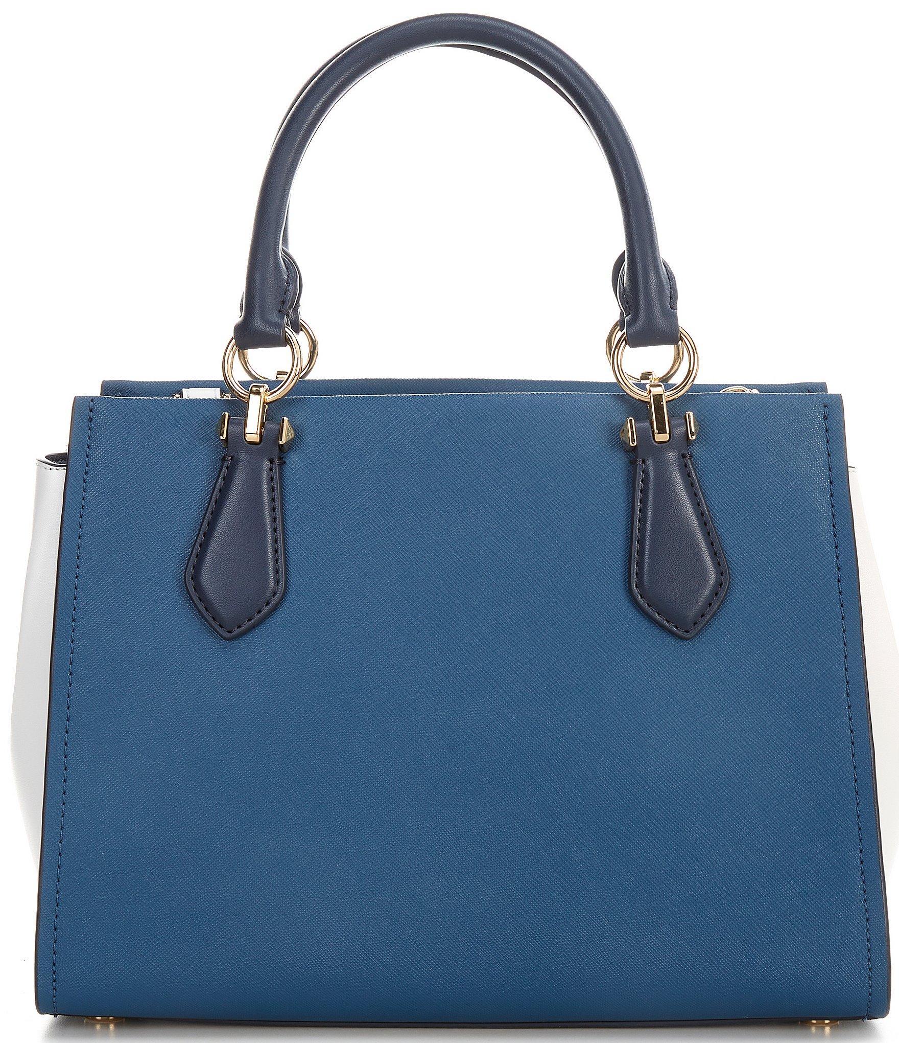Michael Kors Marilyn Medium Colorblock Saffiano Leather Satchel Bag | The  Shops at Willow Bend