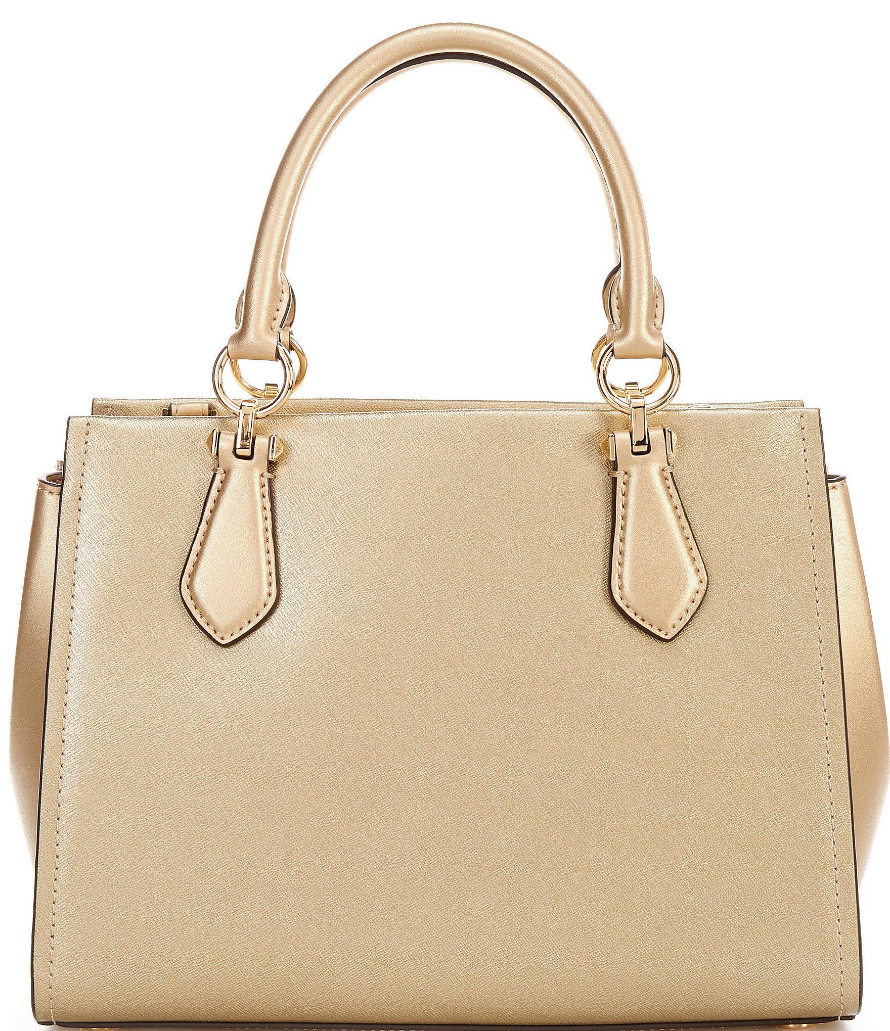 Michael Kors Marilyn Metallic Gold Medium Satchel Bag