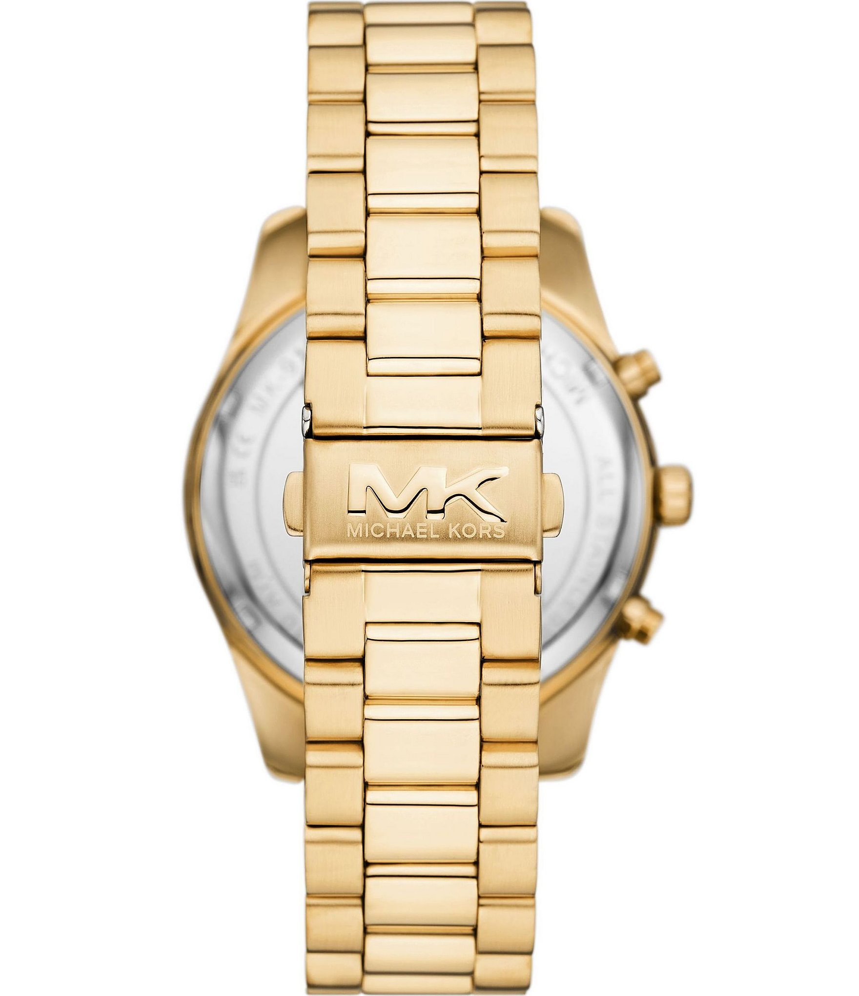 Michael Kors Men's Lexington Chronograph Gold-Tone Stainless Steel Bracelet Watch