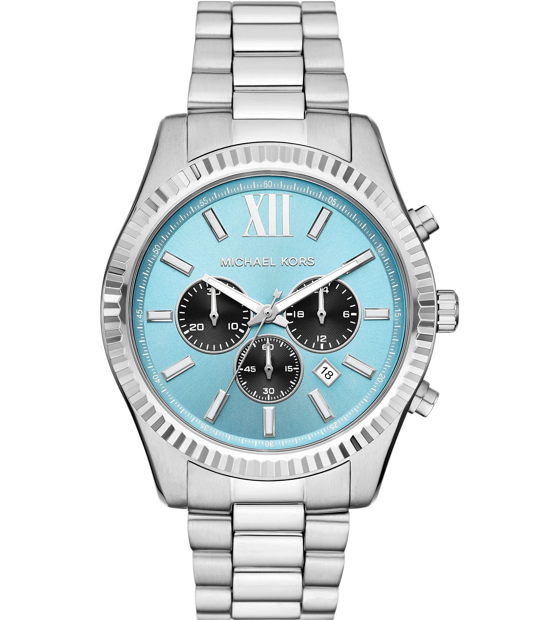 Michael Kors Men's Lexington Chronograph Stainless Steel Bracelet Watch