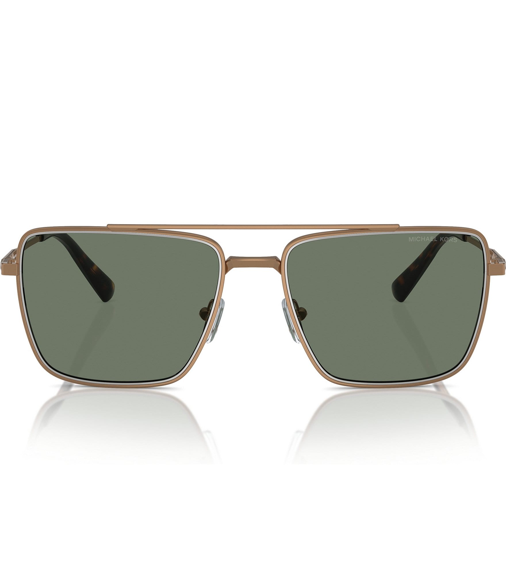 Michael Kors Men's MK1154 58mm Square Aviator Sunglasses