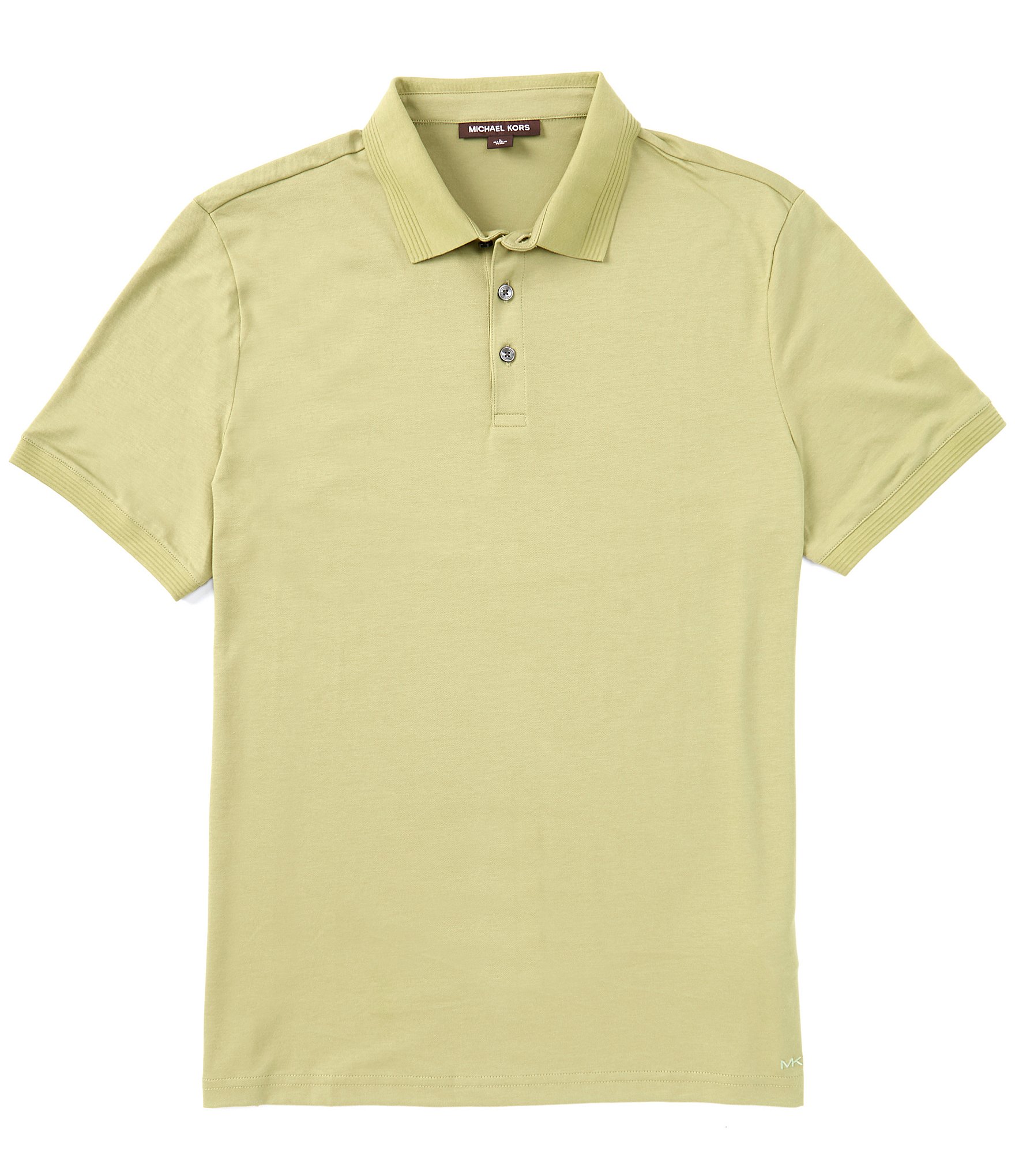 Michael Kors Mercerized Pima Cotton Modern Fit Short Sleeve Polo Shirt