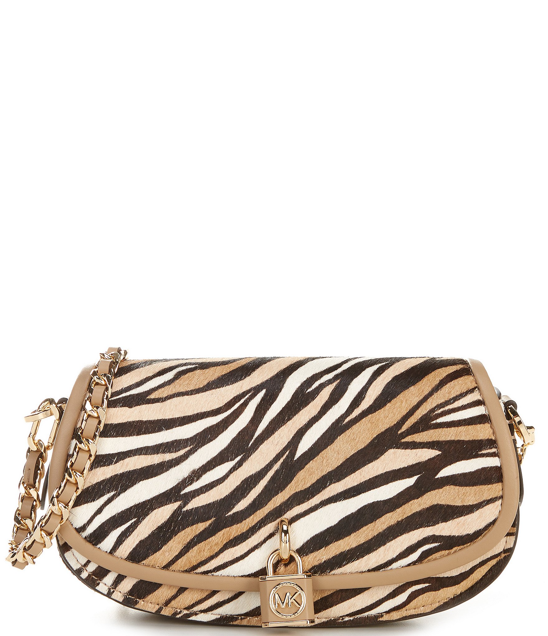 Michael Kors Sheila Small Mini East West Top Zip Shoulder Crossbody Bag - Black/Gold - Small