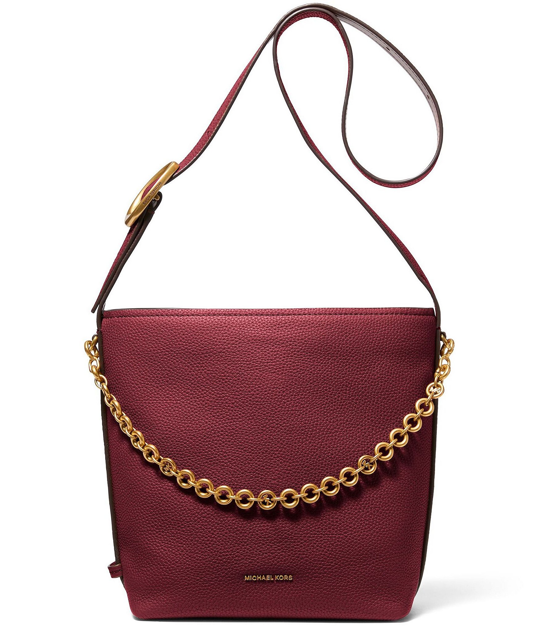Michael Kors Nolita Chain Small Bucket Messenger Bag