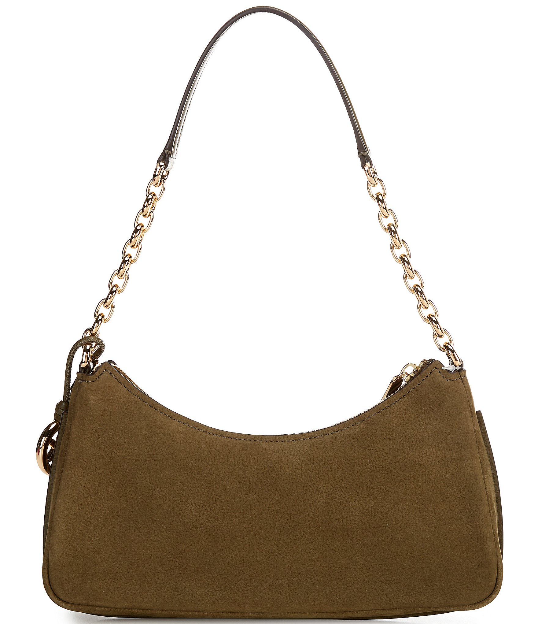 Michael Kors Nolita Medium Nubuck Chain Pochette Shoulder Bag