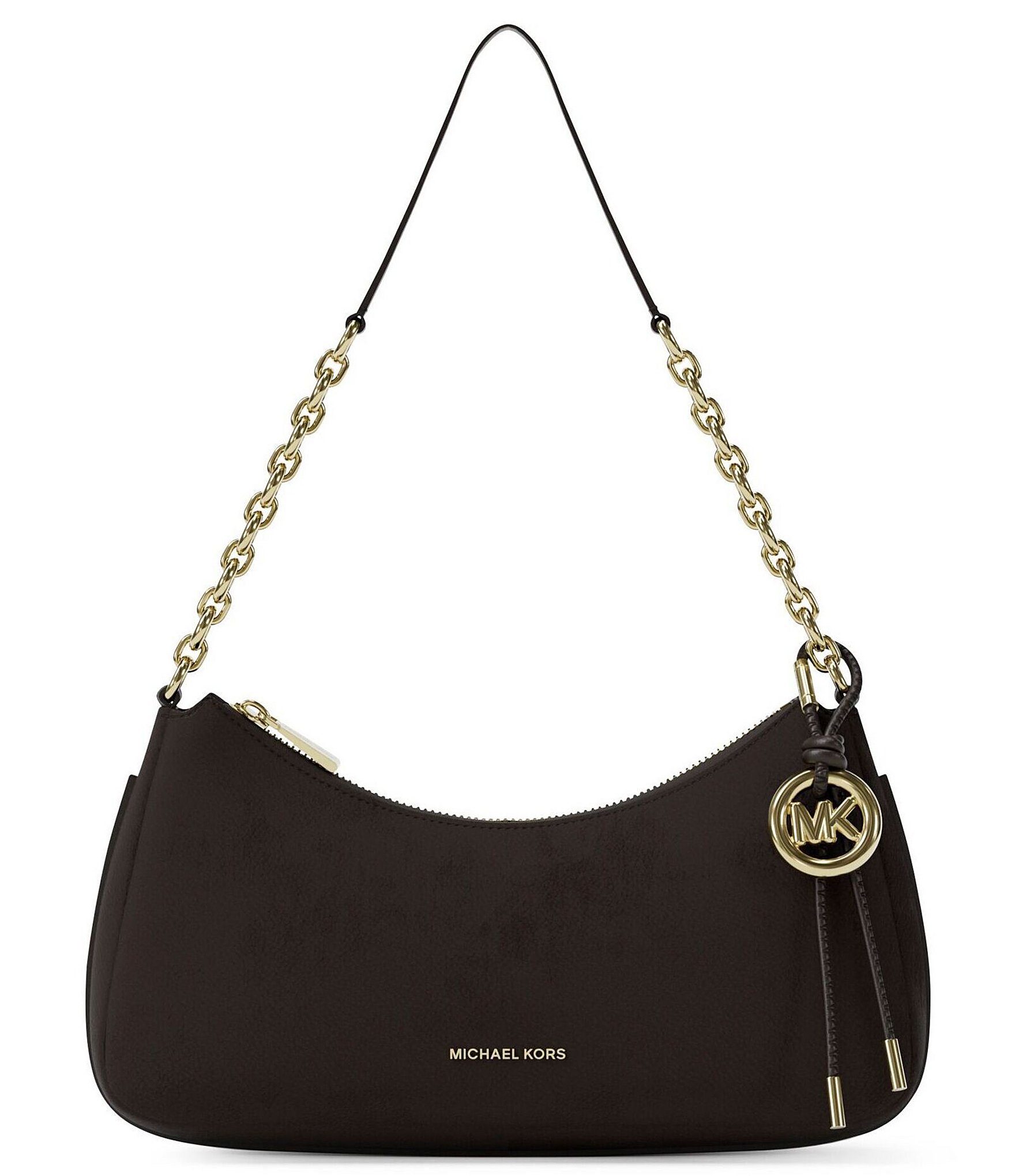 Michael Kors Nolita Medium Nubuck Chain Pochette Shoulder Bag