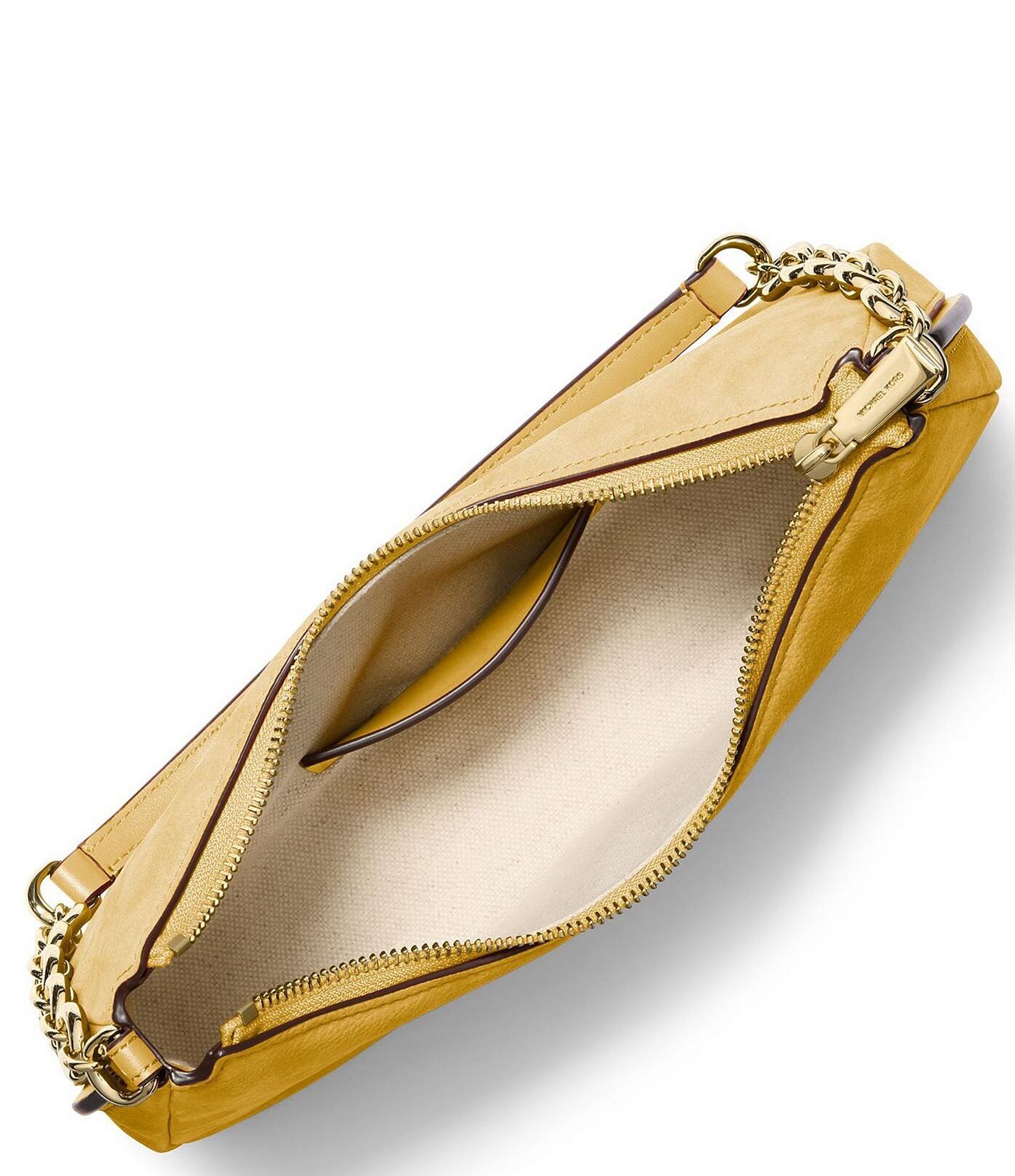 Michael Kors Nolita Medium Nubuck Chain Pochette Shoulder Bag