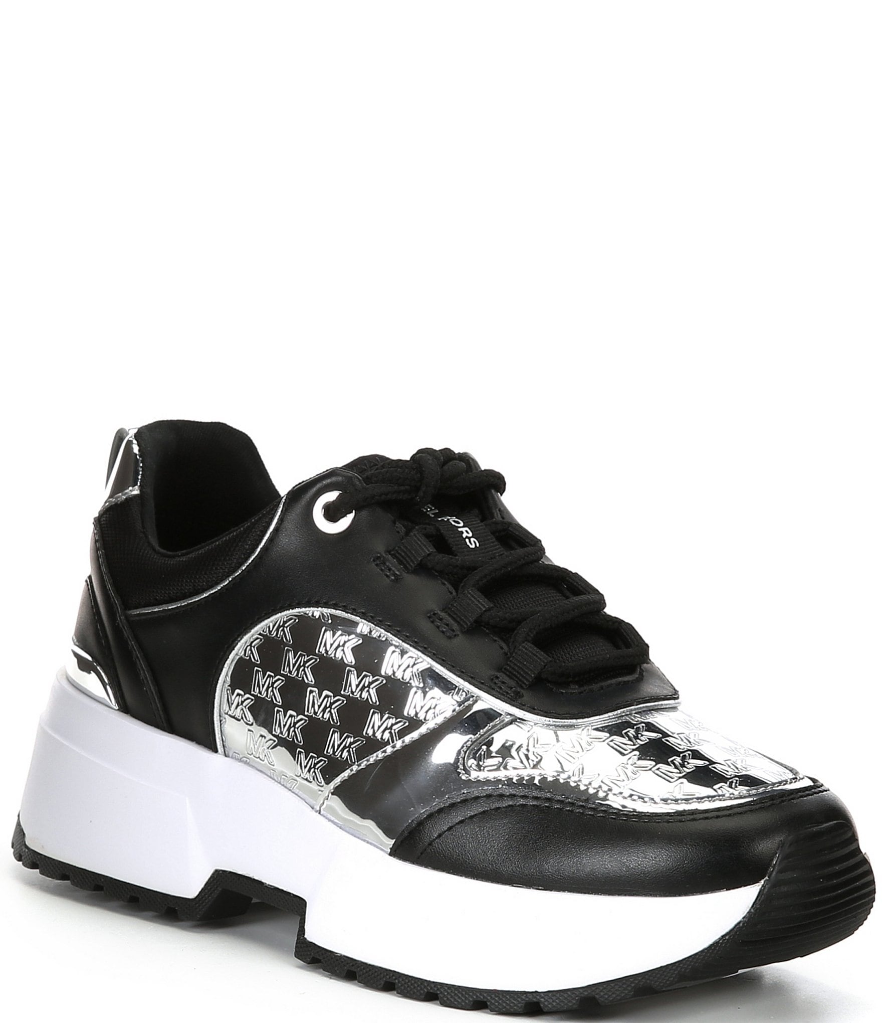 Michael Kors Percy Trainer Leather Platform Sneakers | Dillard's