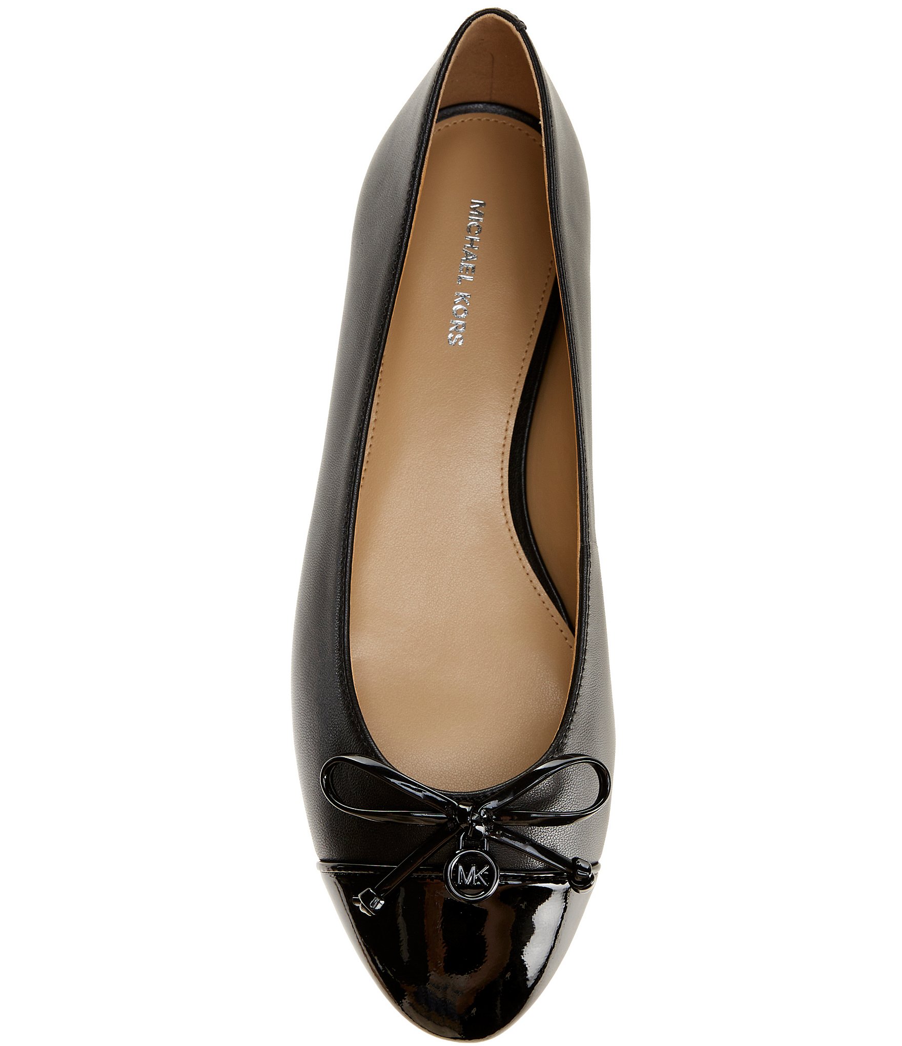 Michael Kors Piper Flex Leather Ballet Flats