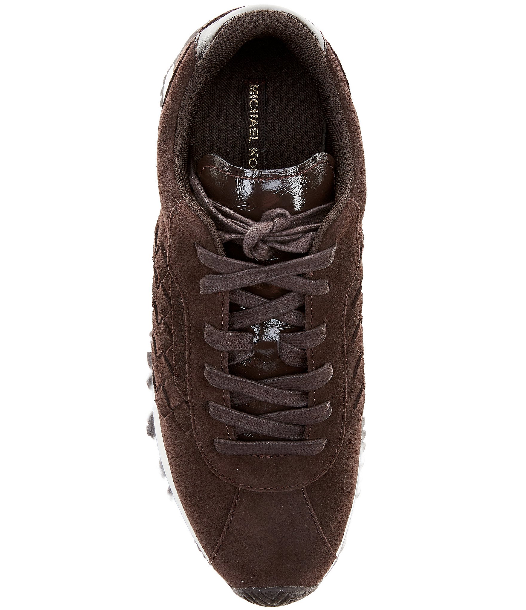 Michael Kors Rhodes Trainer Woven Suede Sneakers