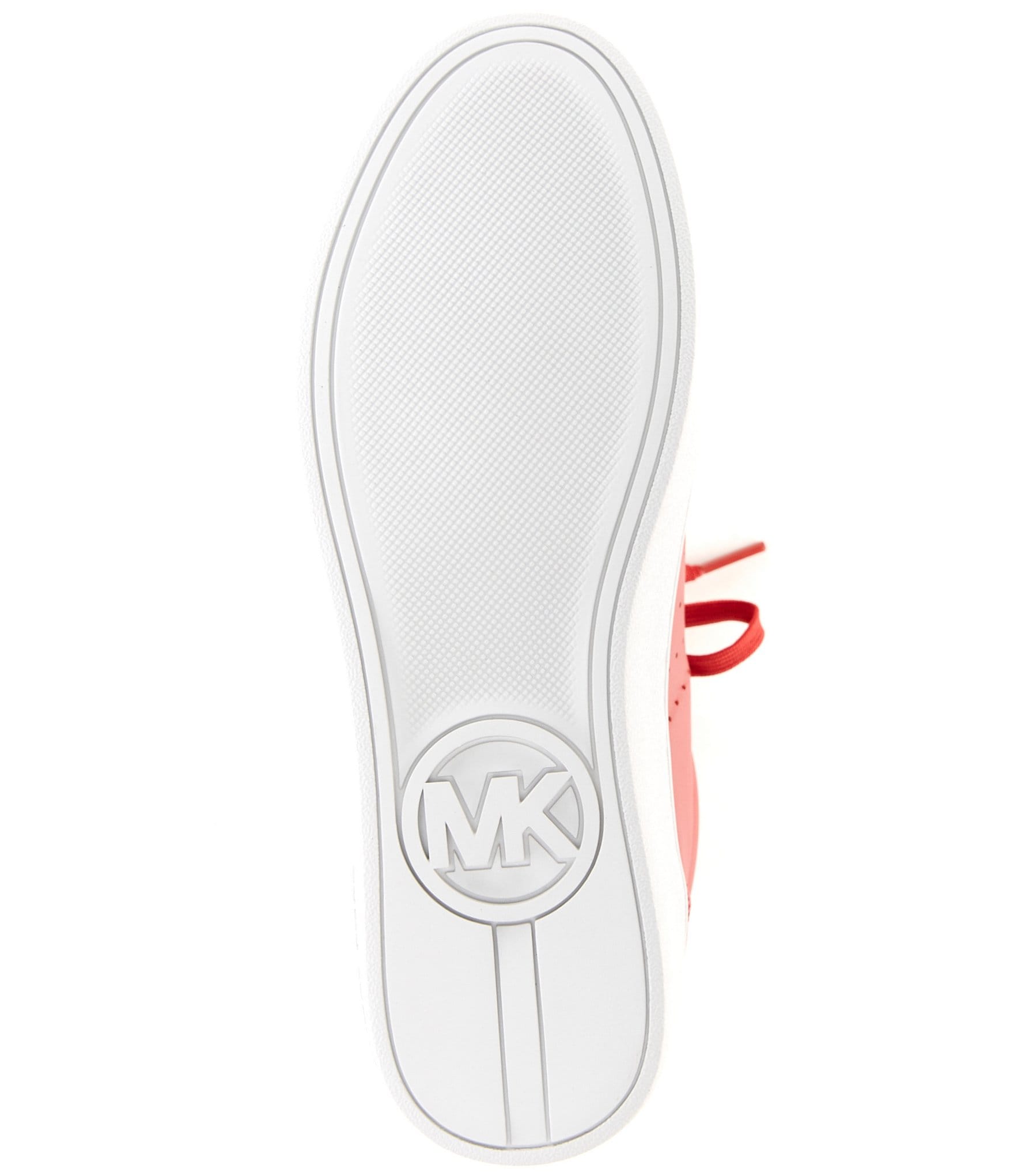 Michael Kors Scotty Leather Charm Hardware Perforated Sneakers