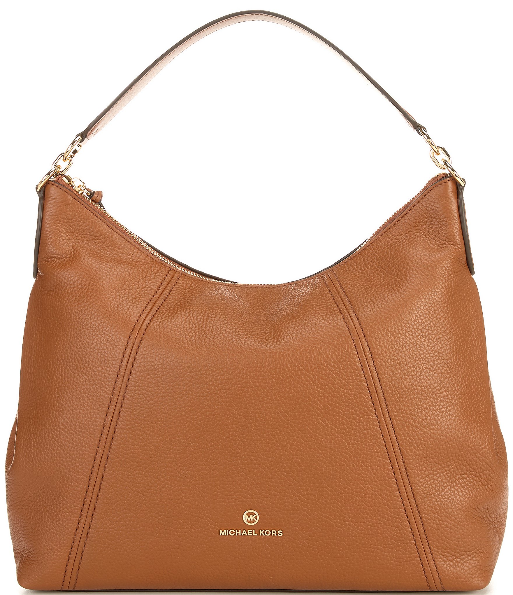 michael kors orange hobo bag