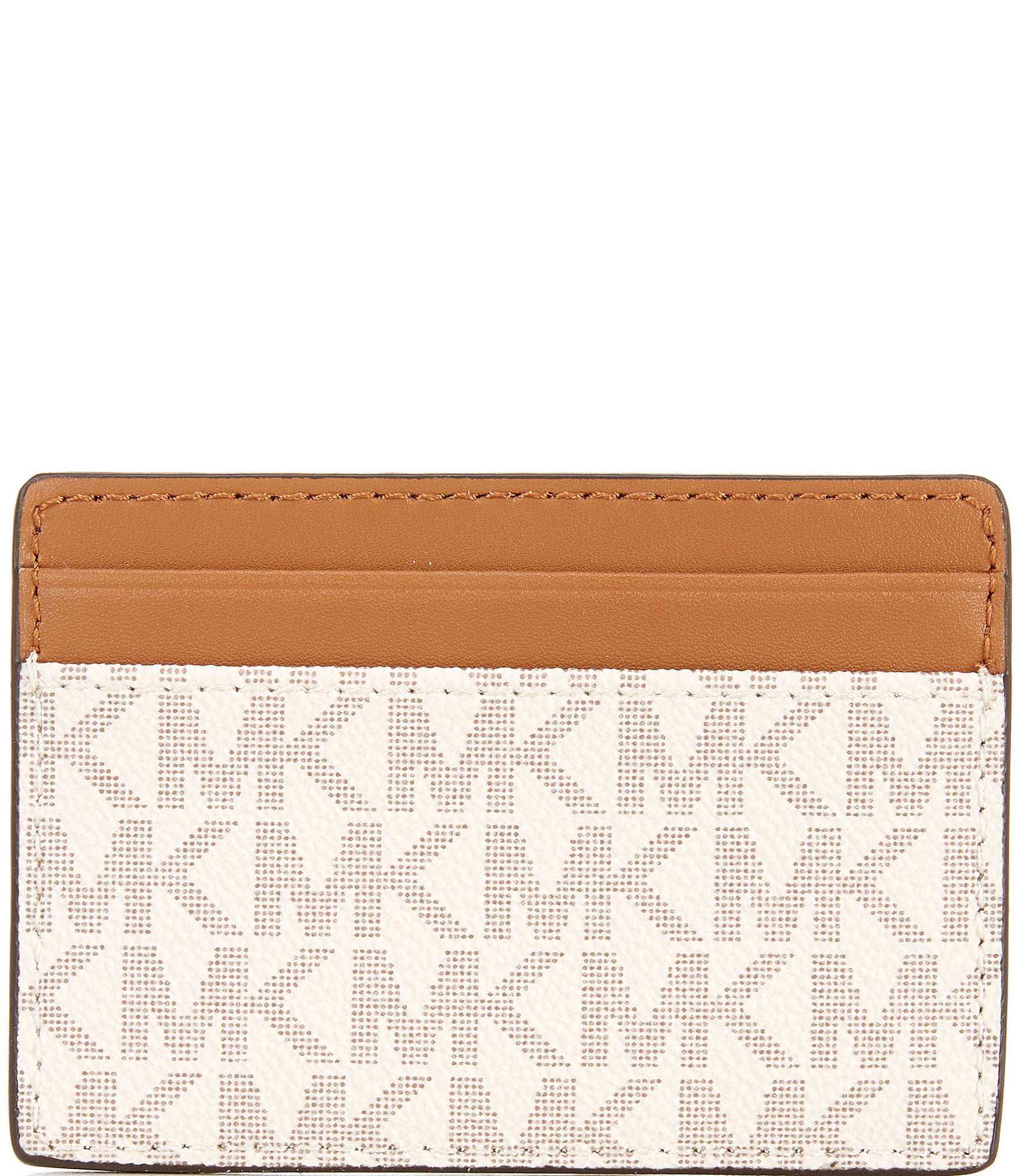 Michael Kors Signature Logo Jet Set Card Holder