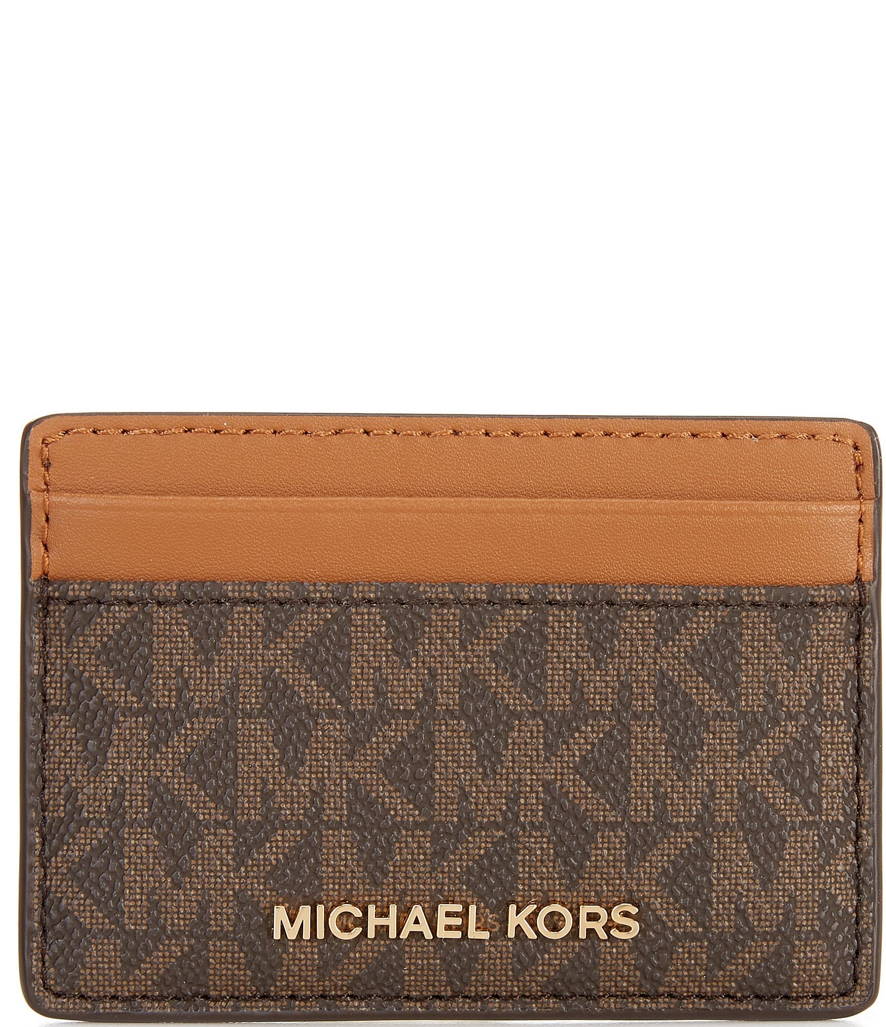 Michael Kors Signature Logo Jet Set Card Holder