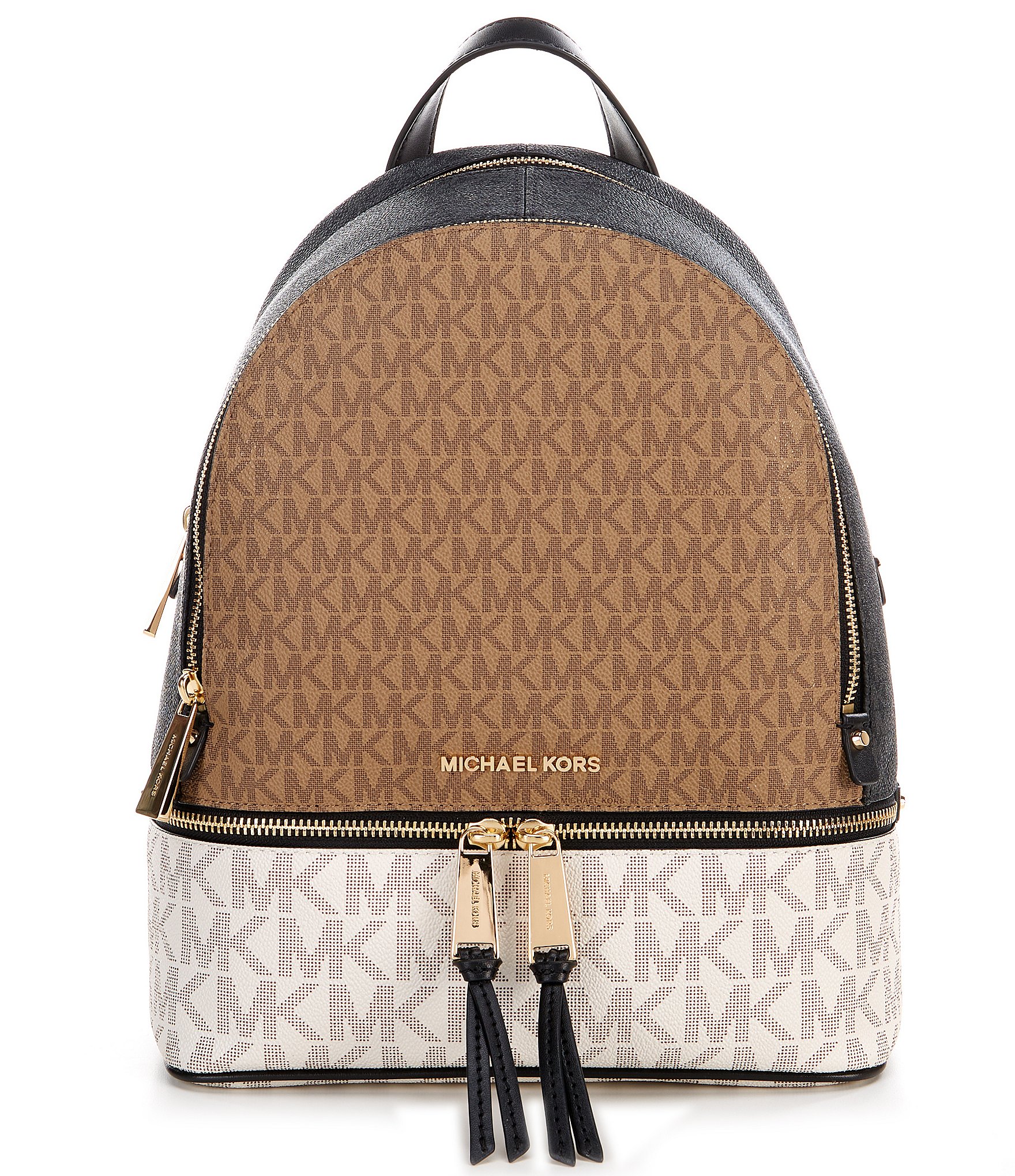 Michael Kors Women's Rhea Zipped Backpack, Brown, X X Cm Brown Fashion ...