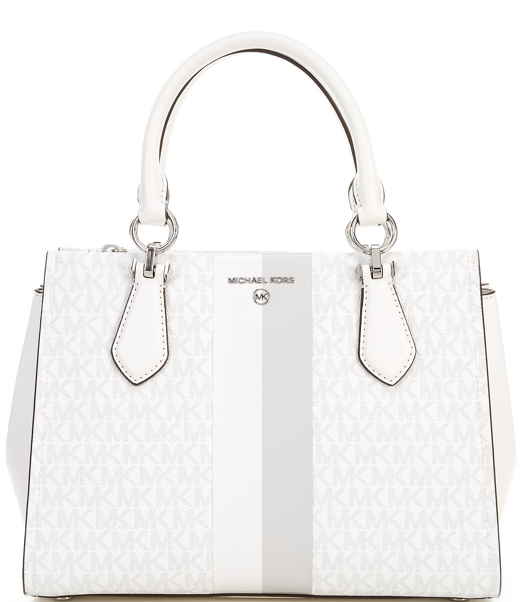 Michael kors purses with silver hardware best sale