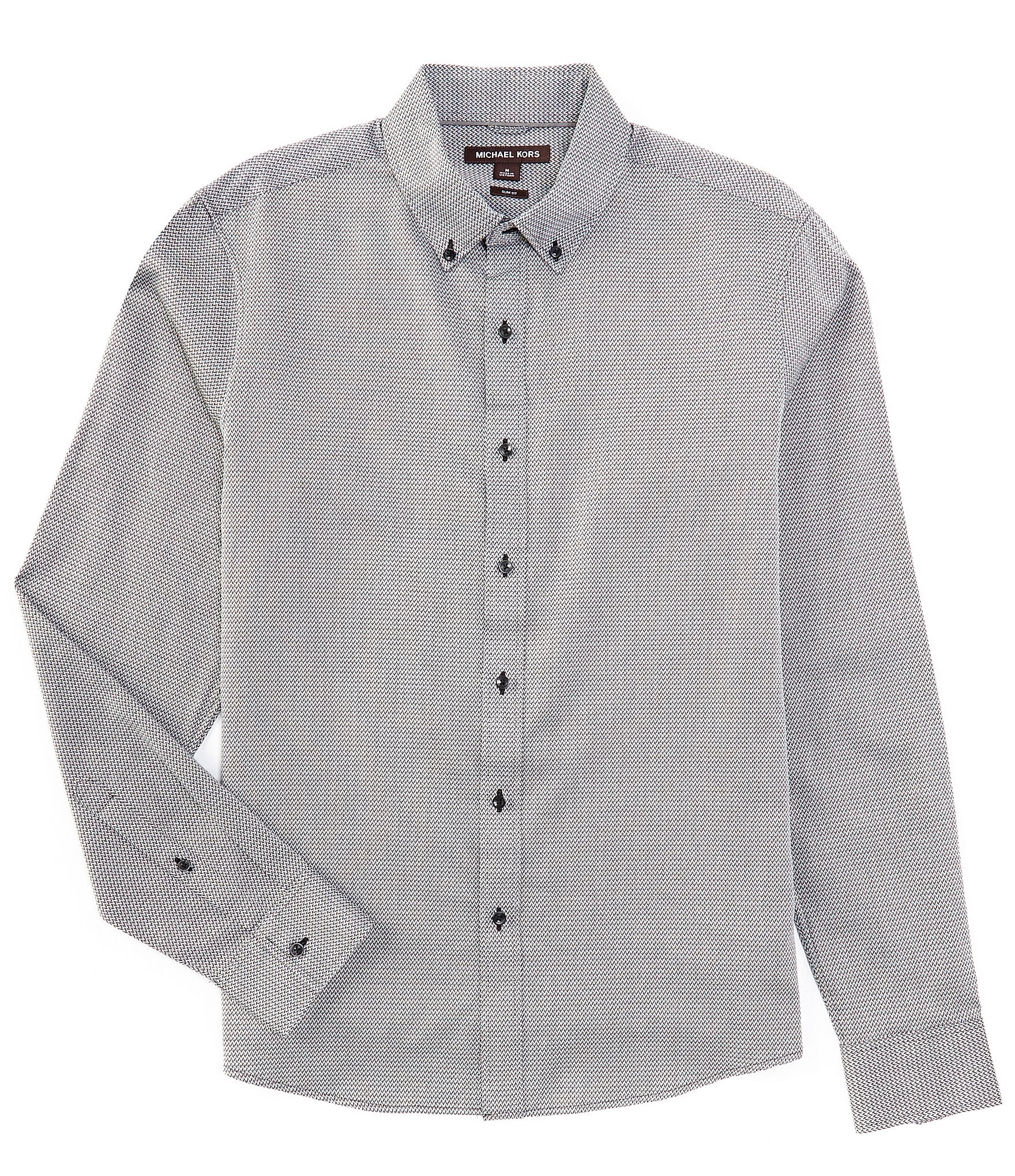 Michael kors men's long sleeve shirt hotsell