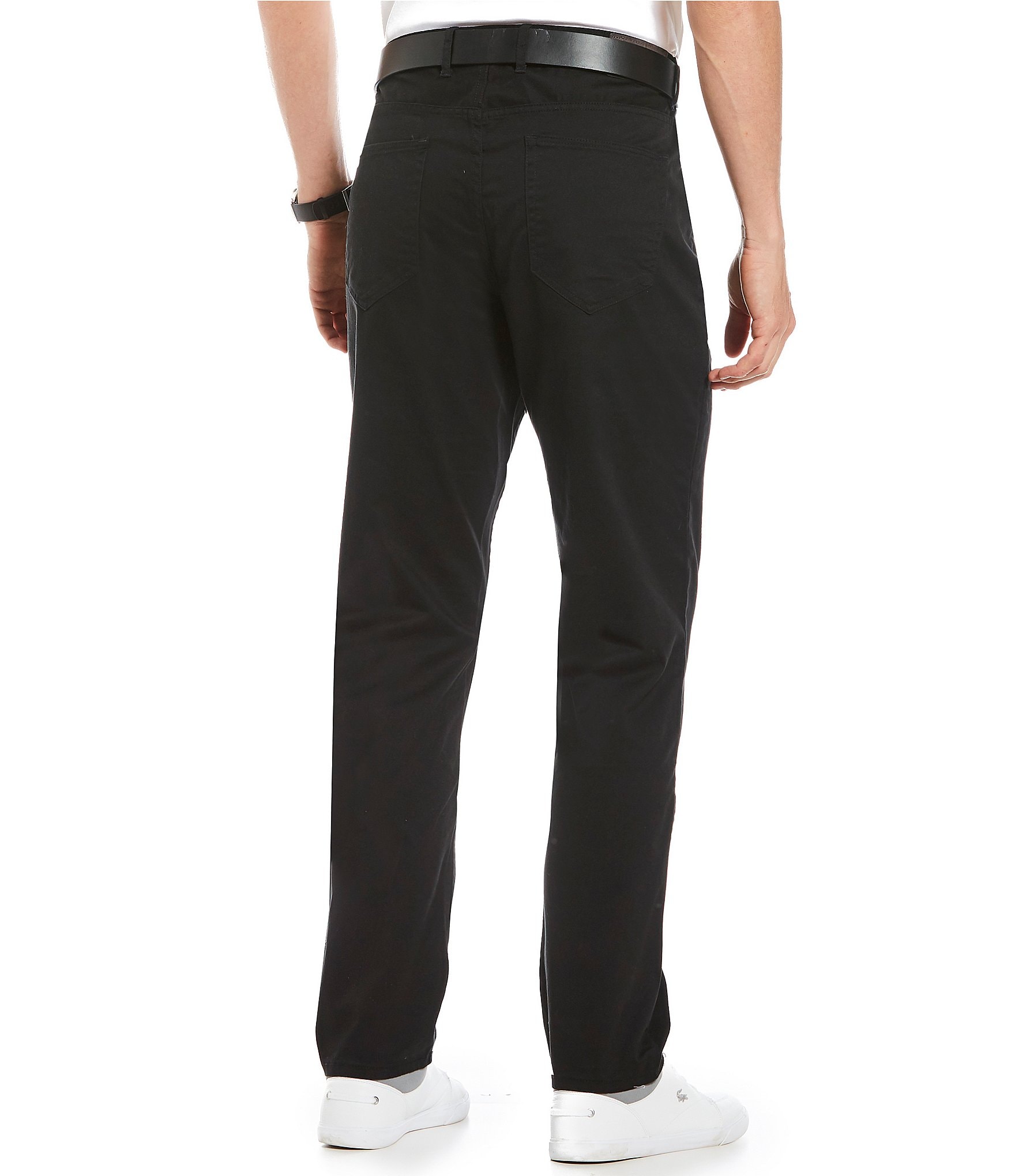 Michael Kors Slim-Fit Parker Stretch Flat Front Twill Pants