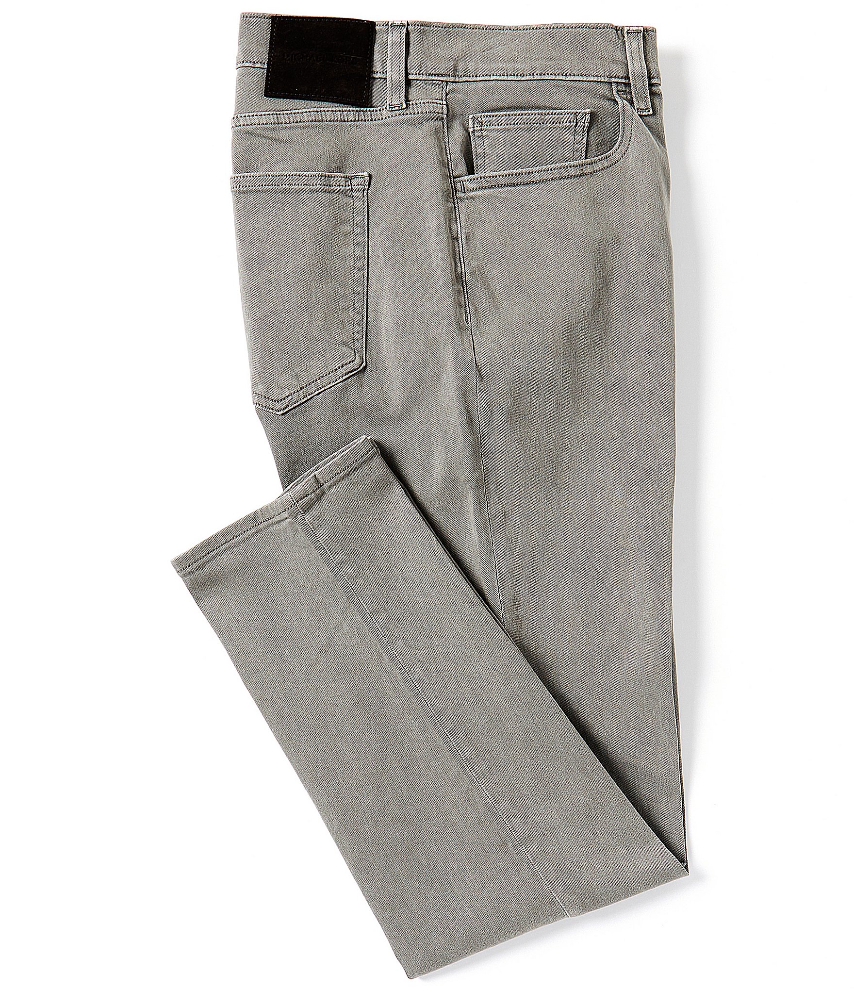 Michael Kors Slim Fit Stretch Pigment Dye 5-Pocket Pants | Dillard's