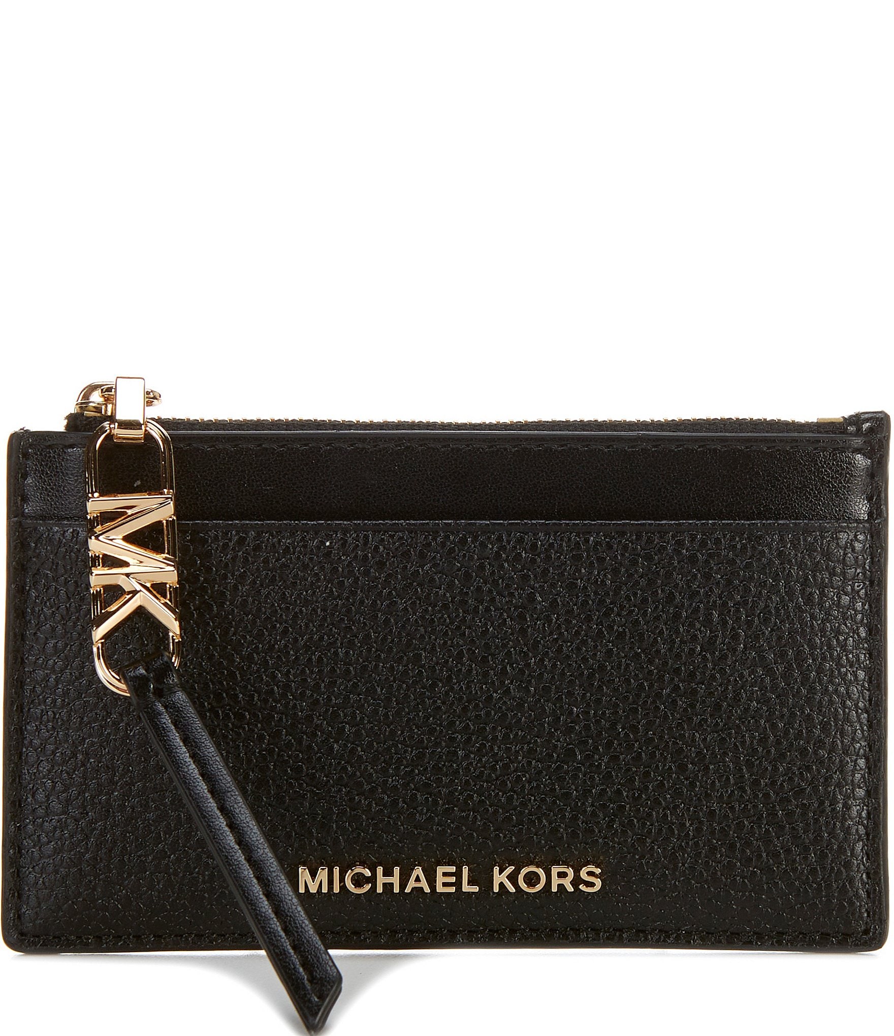  Michael Kors Women's Bifold Wallet, Black Saffiano, M