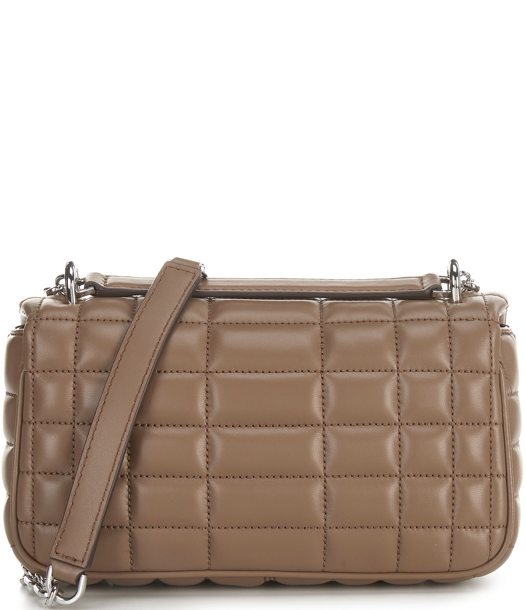 Michael Kors Tribeca Small Convertible Chain Quilted Shoulder Bag