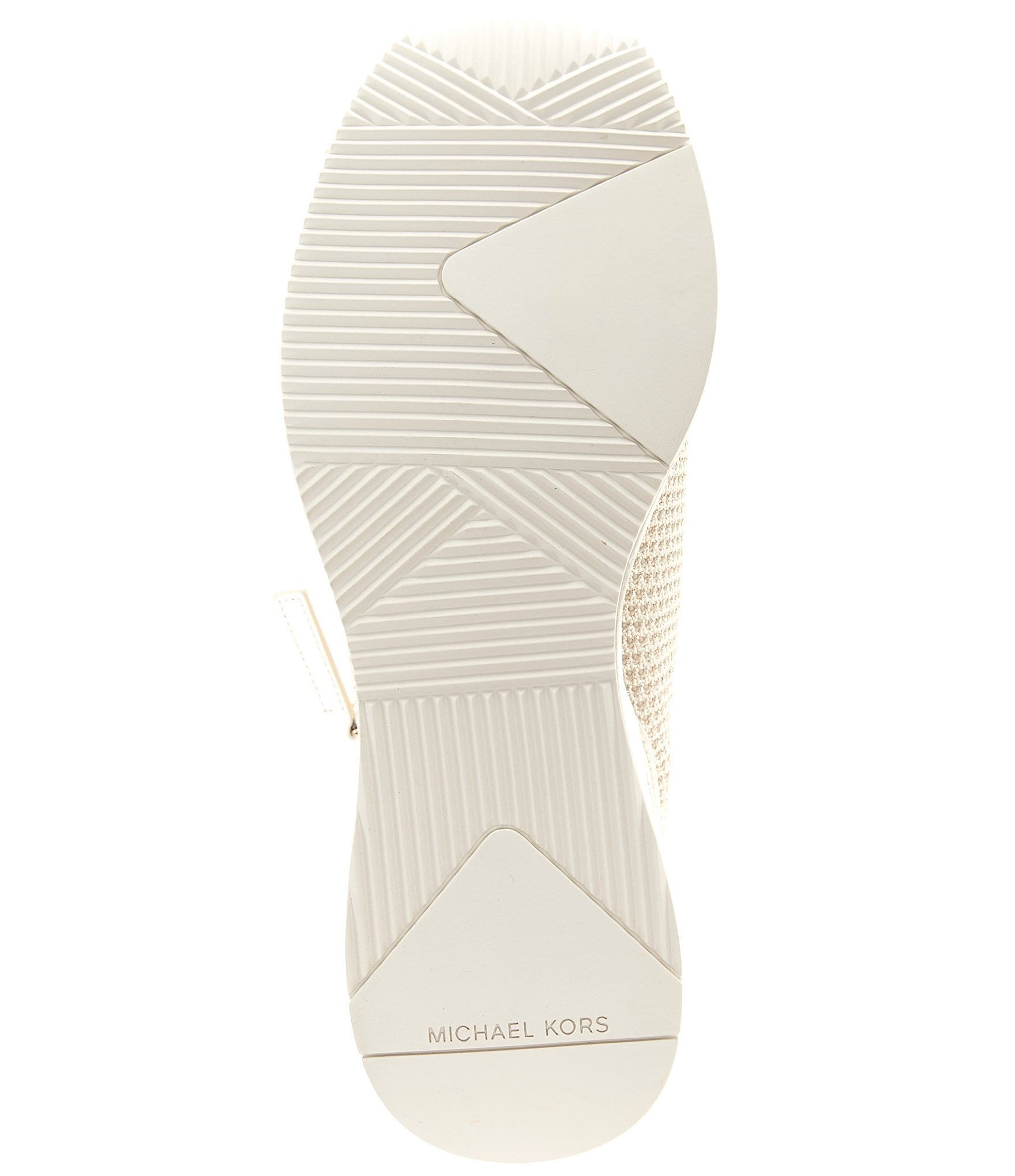 Michael Kors Willis Metallic Knit Signature Logo Wedge Trainer Sneakers