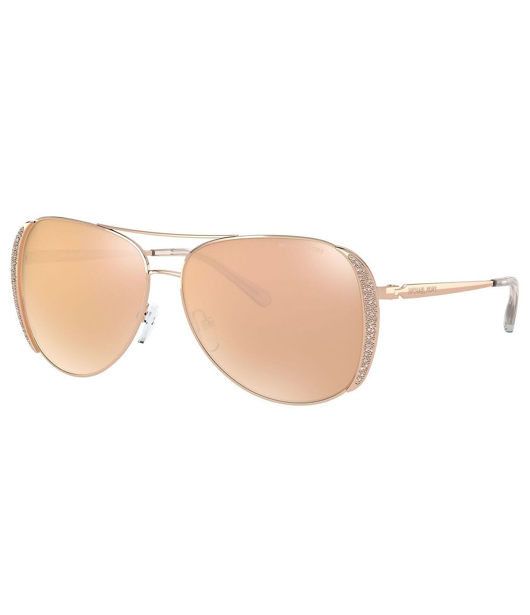 Michael Kors Women S Aviator 58mm Mirrored Sunglasses Dillard S