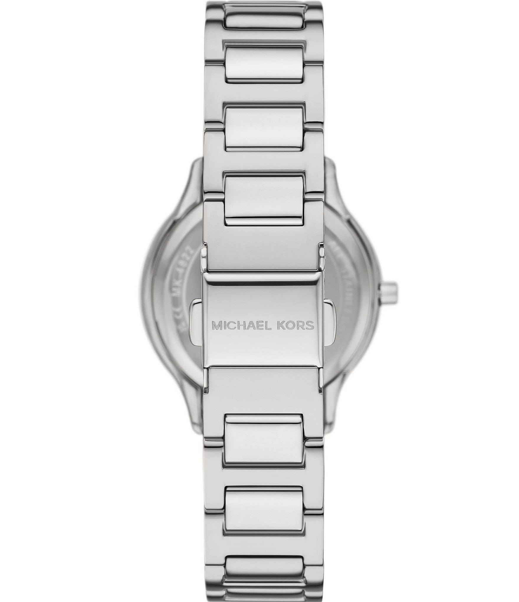 Michael Kors Women's Crystal Sage Three-Hand Stainless Steel Bracelet Watch