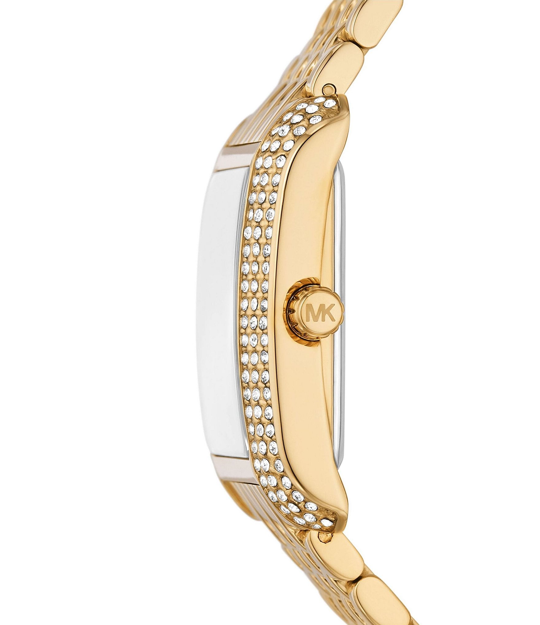 Michael Kors Women's Emery Three-Hand Gold Tone Stainless Steel Bracelet Watch