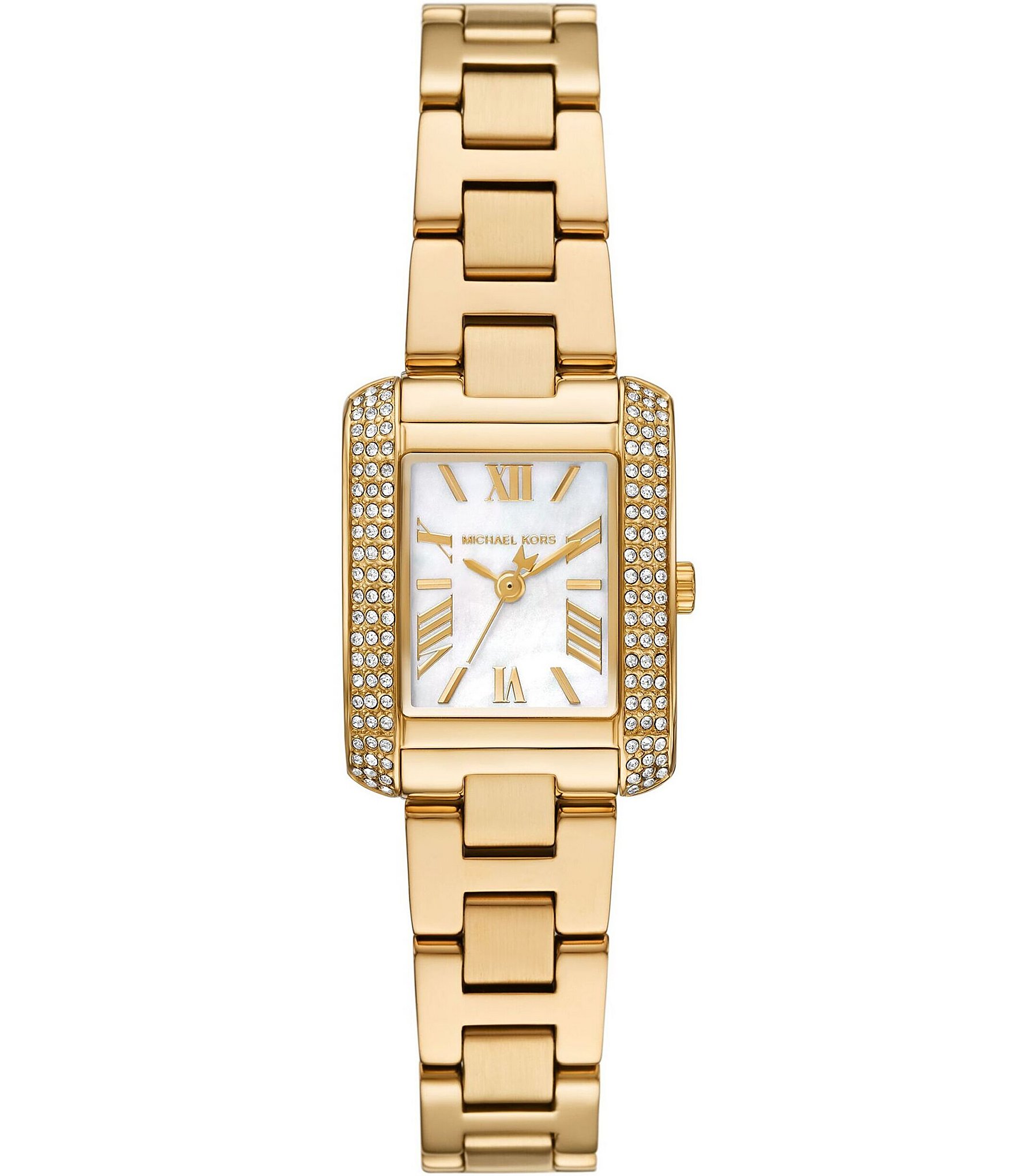 Michael Kors Women's Emery Three Hand Gold Tone Stainless Michael Kors Women's Emery Three Hand Gold Tone Stainless