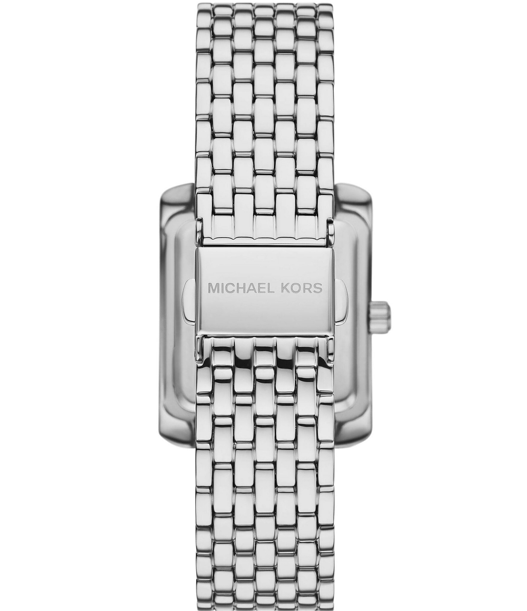 Michael Kors Women's Crystal Emery Three-Hand Stainless Steel Bracelet Watch