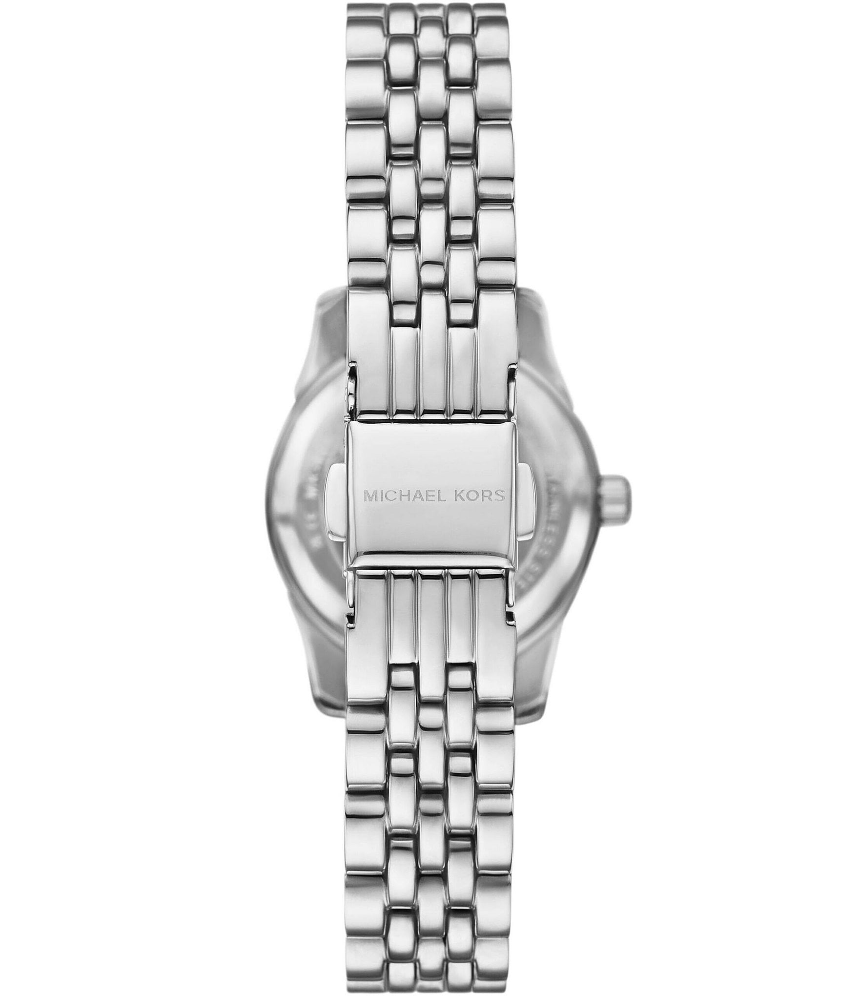 Michael Kors Women's Lexington Three-Hand Crystal Dial Stainless Steel Bracelet Watch