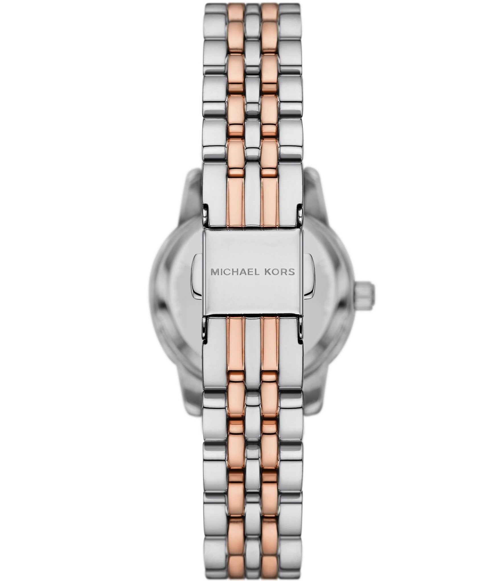 Michael Kors Women's Lexington Three-Hand Two-Tone Stainless Steel Bracelet Watch and Bracelet Gift Set