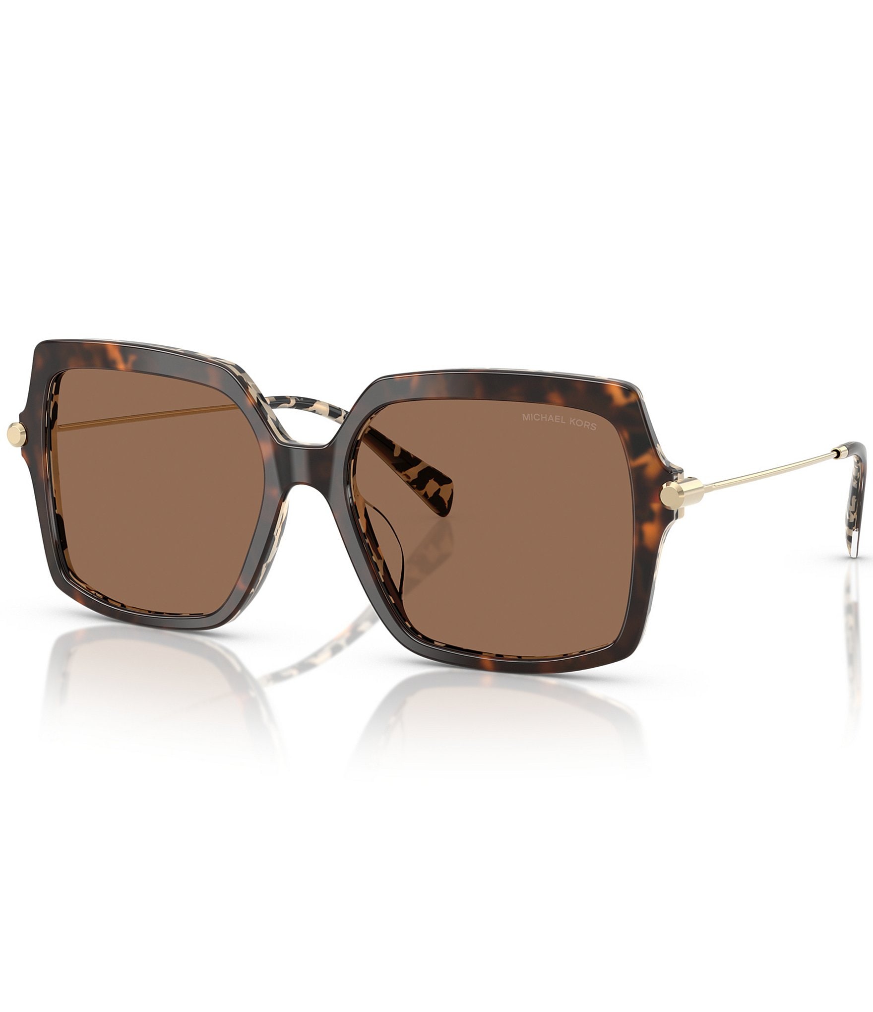 Michael Kors Brown Gradient Oversized Square Sunglasses Michael Kors South Beach MK2232U Sunglasses 400313 Ash Grey  main image 2